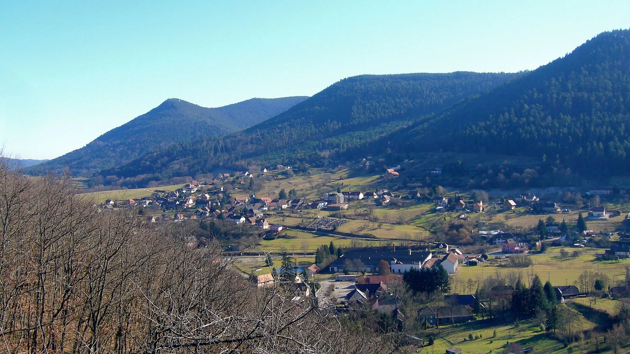 Photo showing: Fouchy vue depuis le piton rocheux de Notre Dame de Lalaye