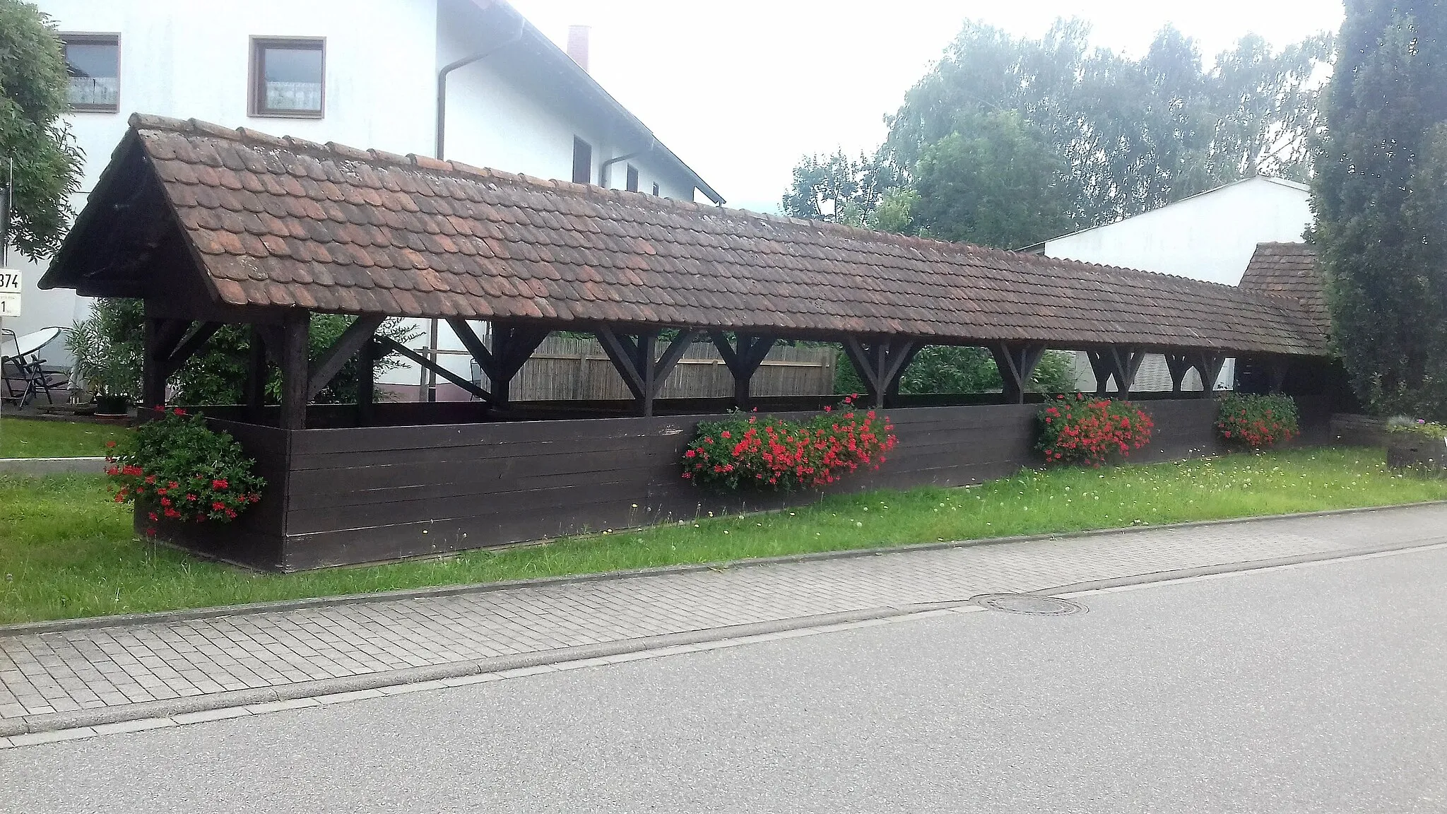 Photo showing: Piste de bowling historique à Holzhausen (Rheinau)