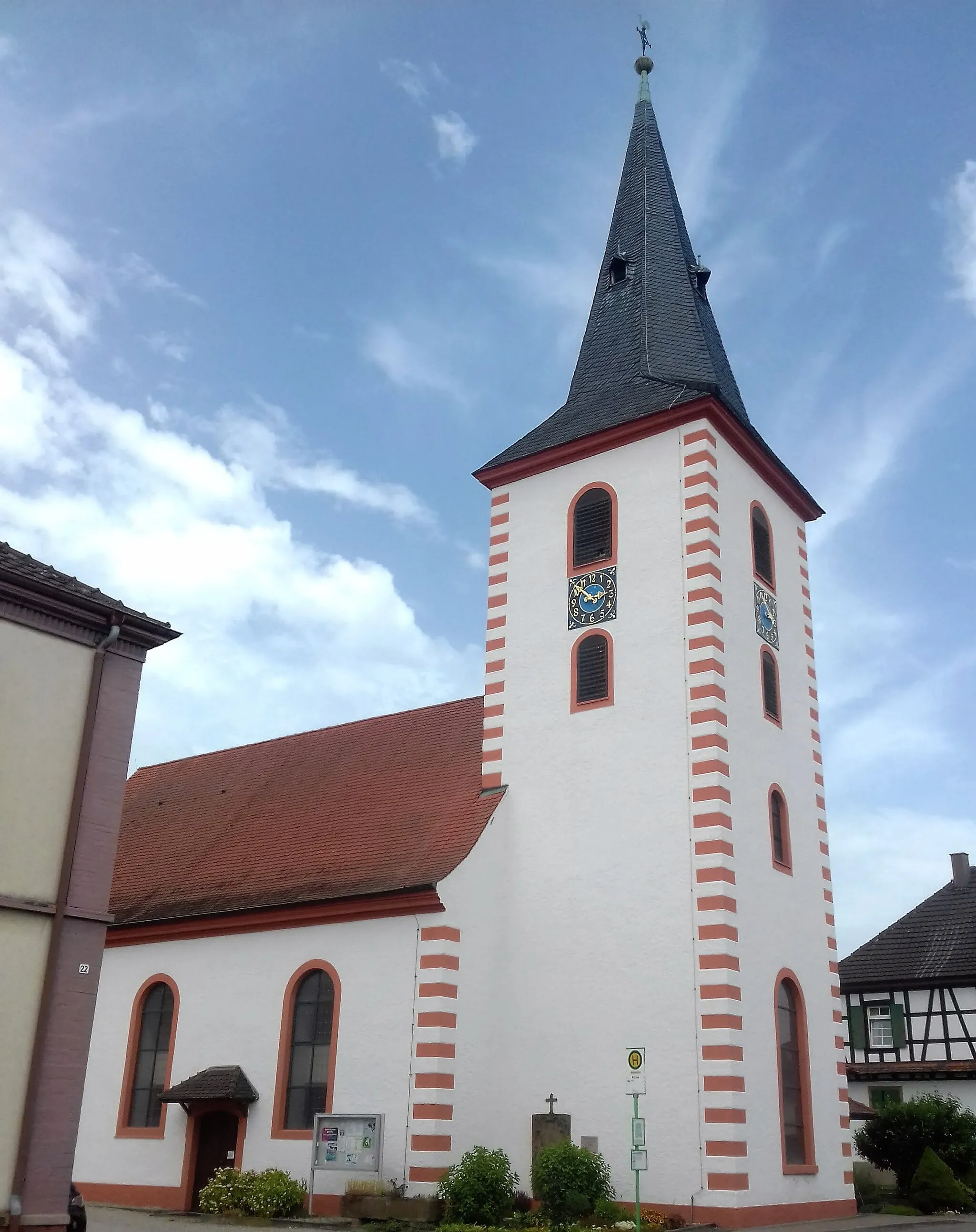 Photo showing: Evangelische Kirche Diersheim