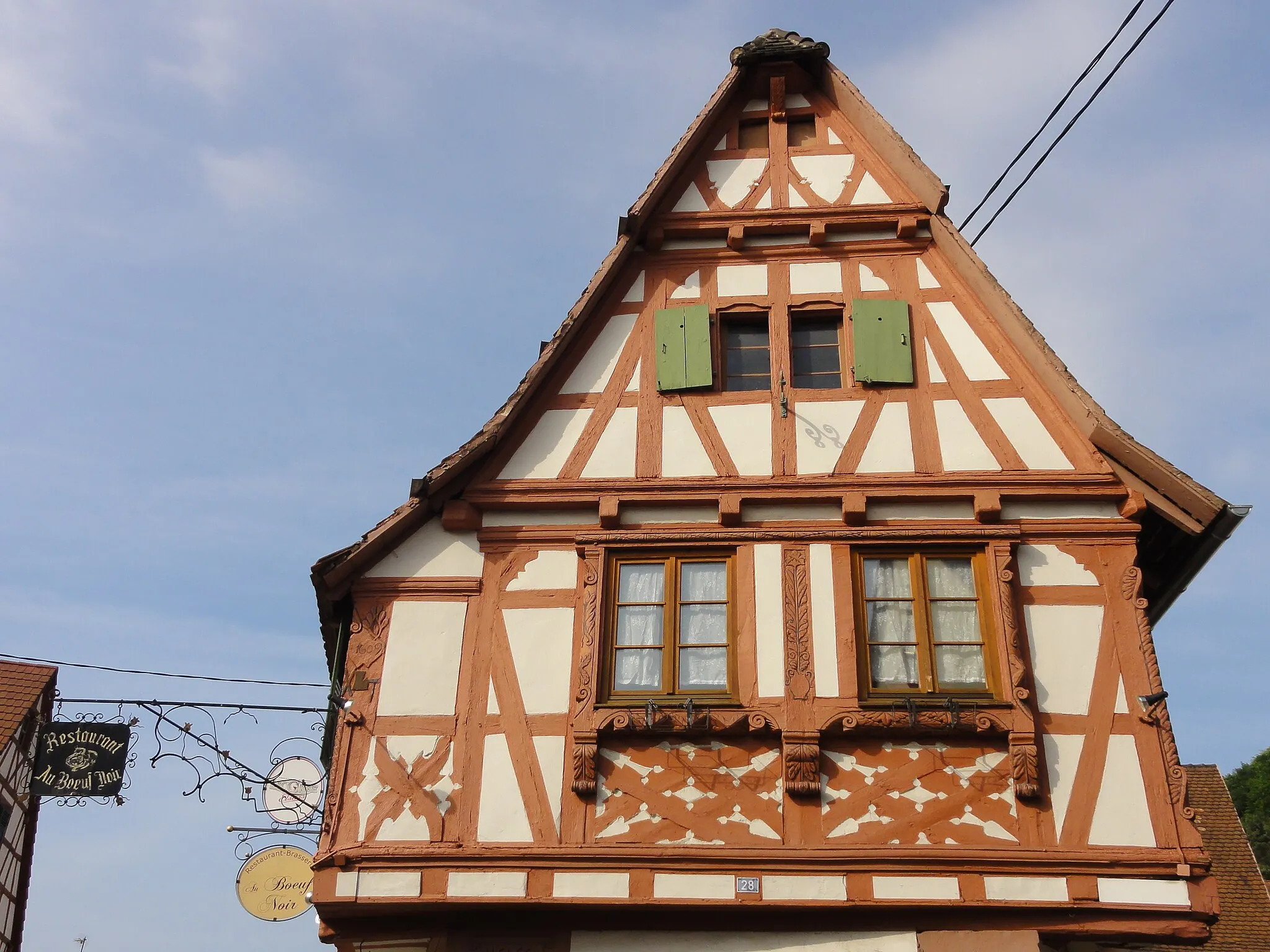 Photo showing: This building is inscrit au titre des monuments historiques de la France. It is indexed in the base Mérimée, a database of architectural heritage maintained by the French Ministry of Culture, under the references PA00084840 and IA67005279 .