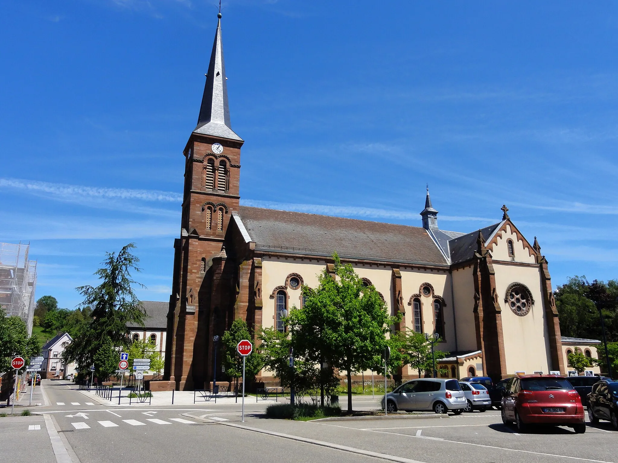 Photo showing: Alsace, Bas-Rhin, Niederbronn-les-Bains, Église Saint-Martin (IA67005209).