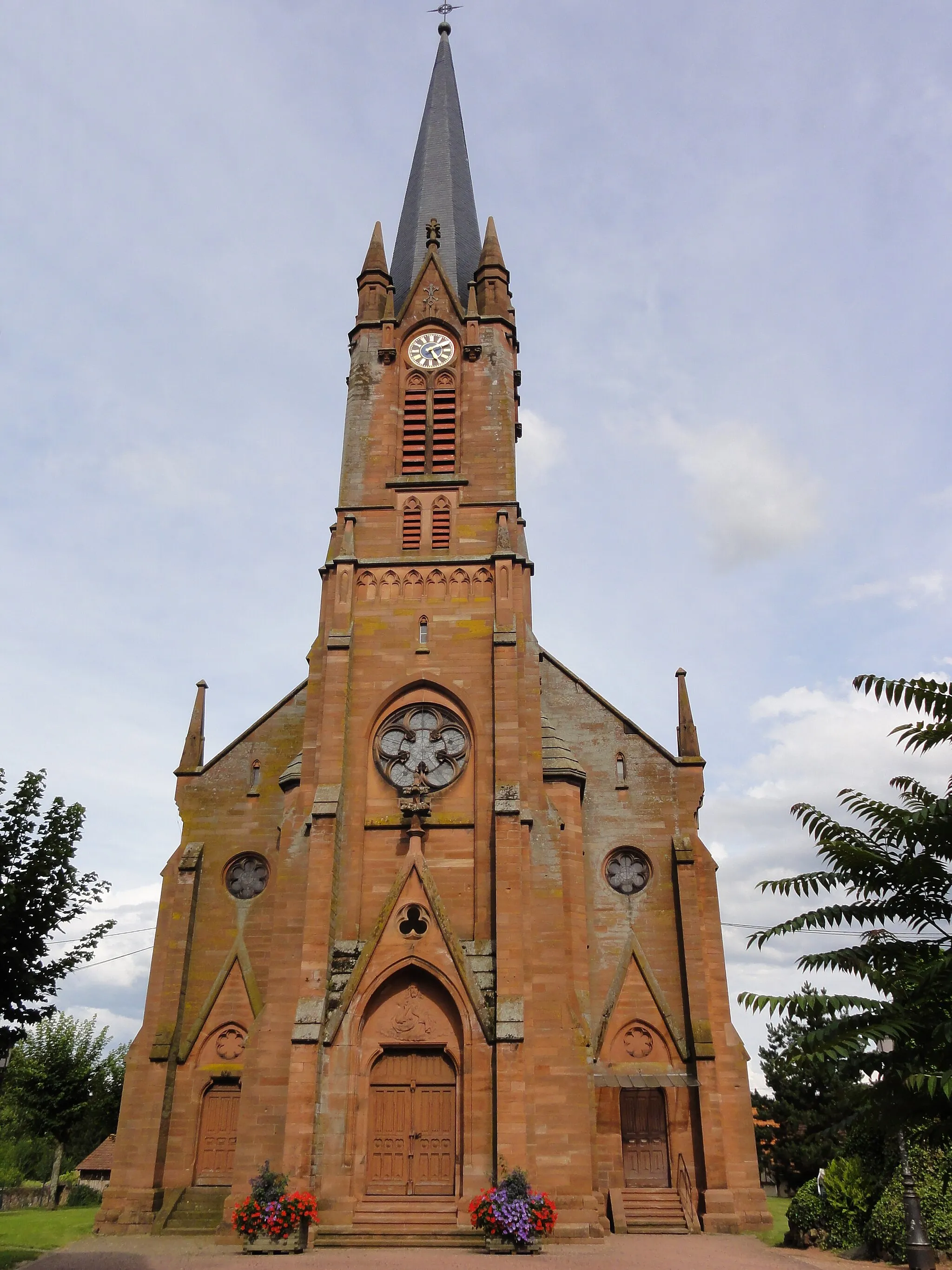 Photo showing: Alsace, Bas-Rhin, Église Sainte-Marie-Madeleine d'Ingwiller (IA67009758).