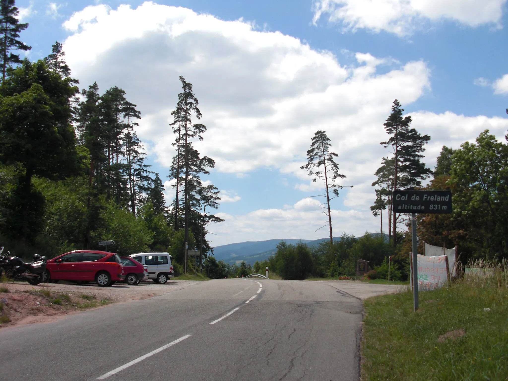 Photo showing: Col de Freland: Pass summit