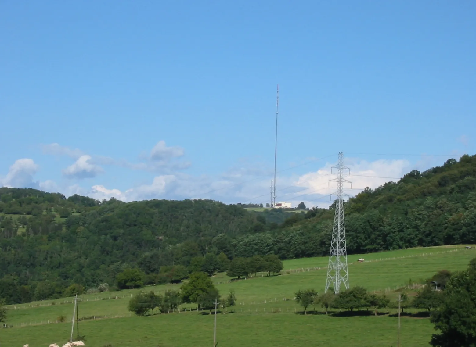 Photo showing: L'émetteur TV de Nordheim-Strasbourg, dit de Strasbourg, Bas-Rhin (67)