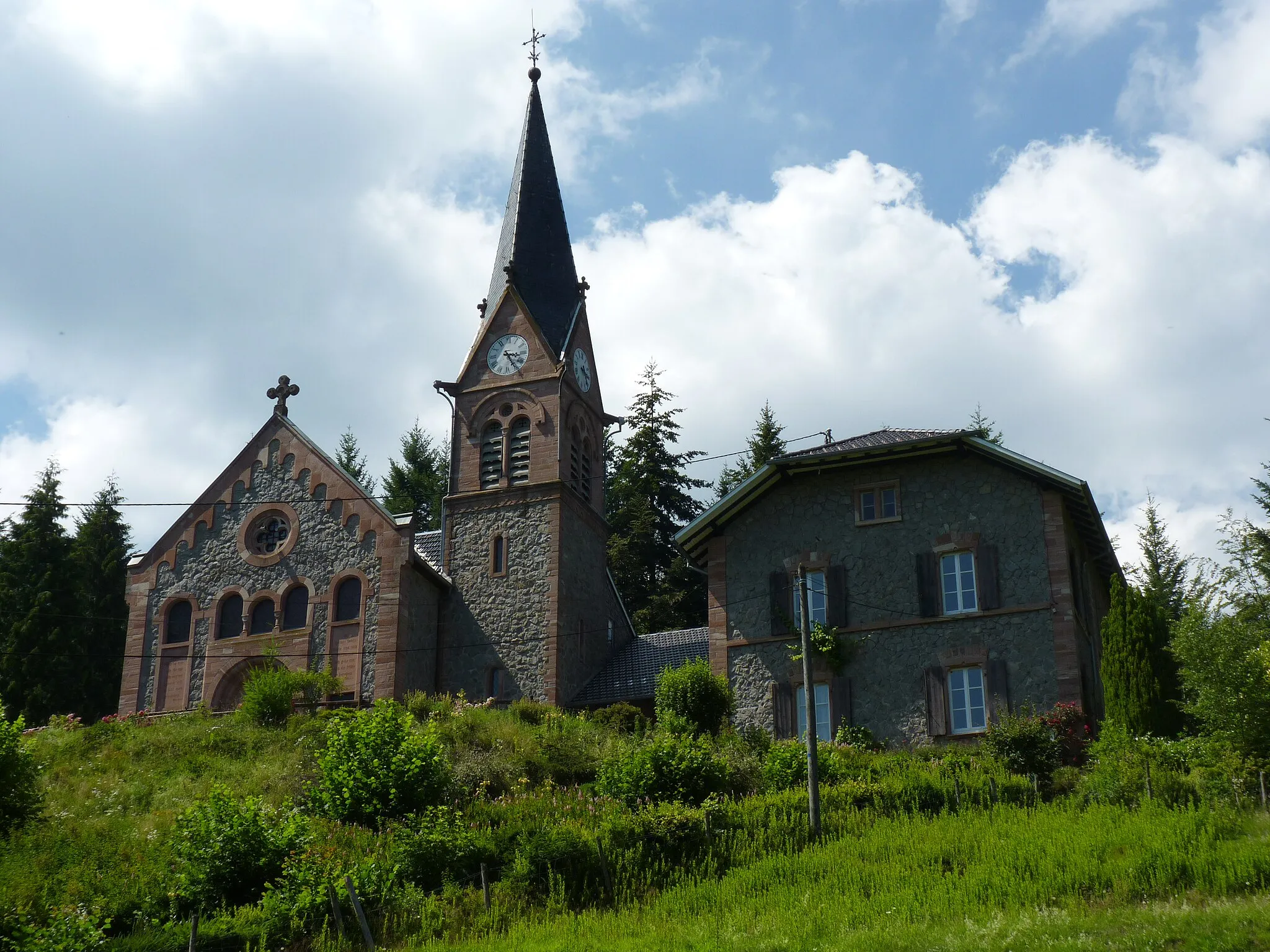 Photo showing: Le temple protestant