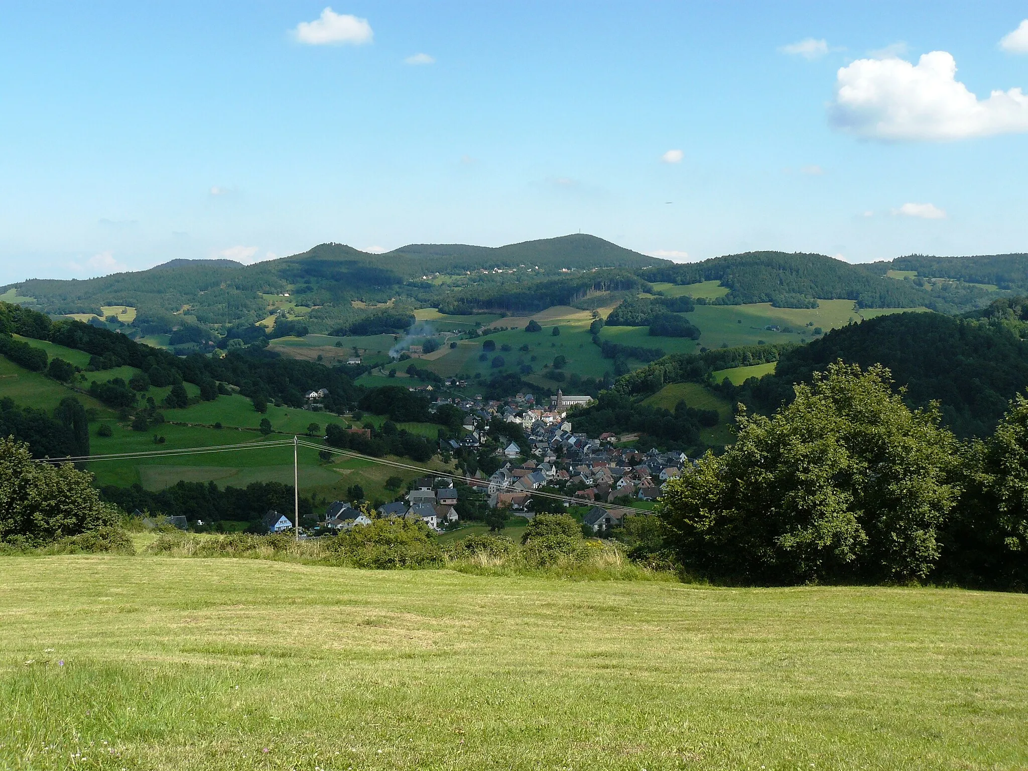 Photo showing: Vue sur Orbey