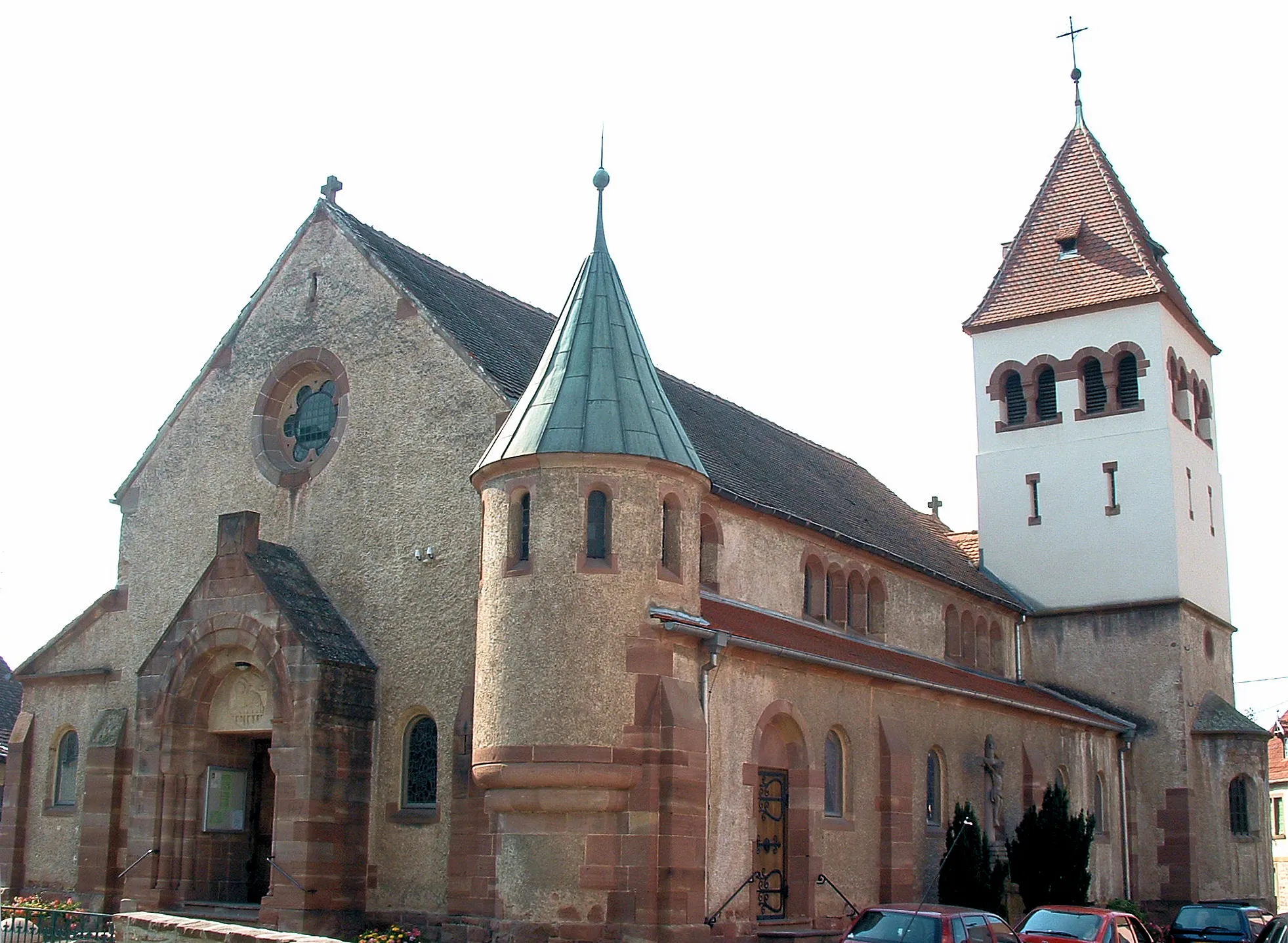 Photo showing: Avolsheim - Eglise Saint-Materne -1