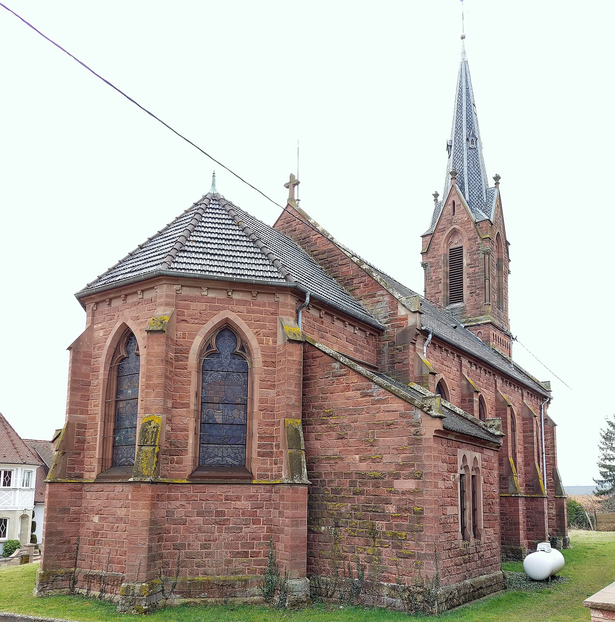 Photo showing: Église Sainte-Catherine de Balbronn