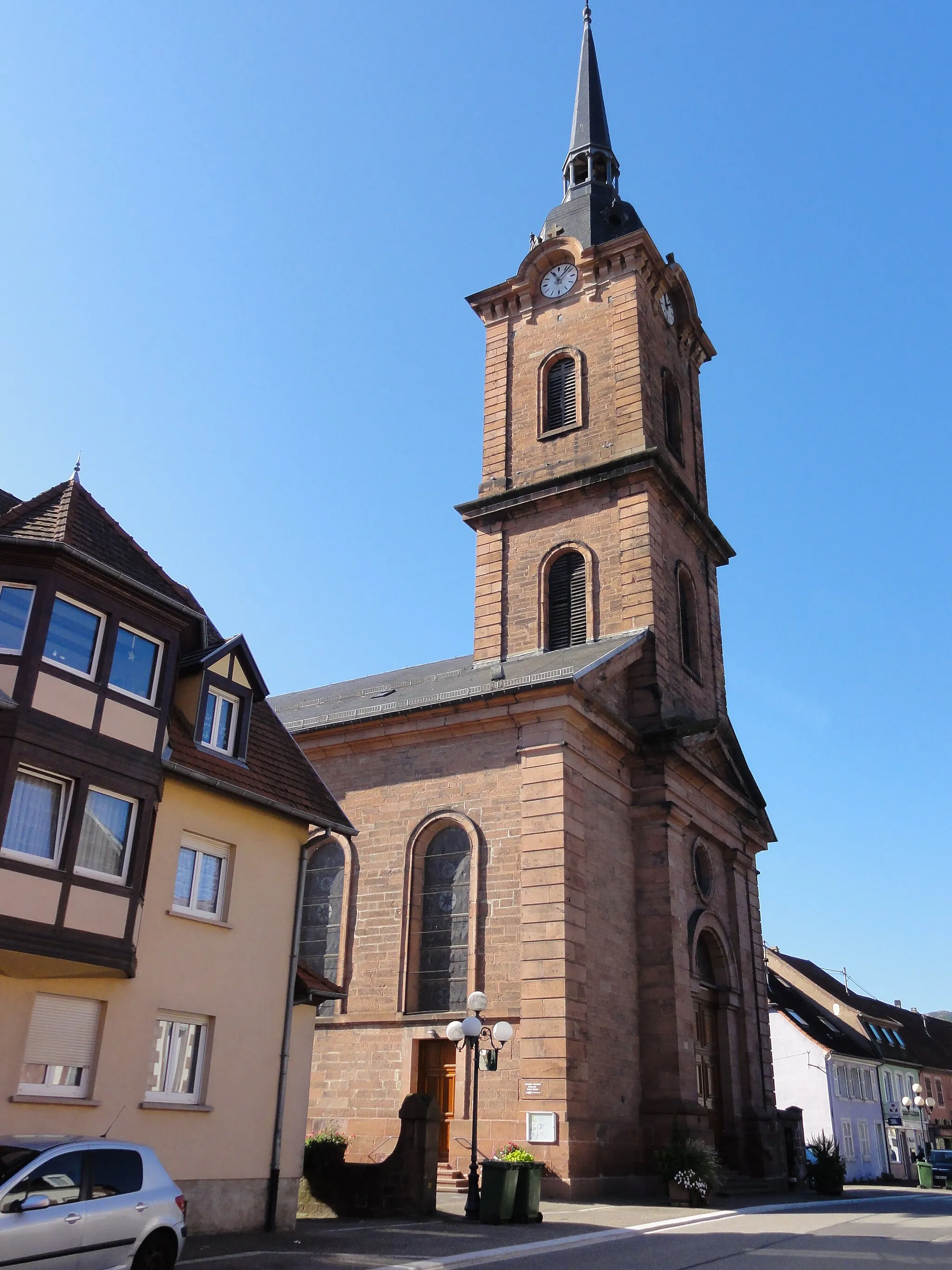 Photo showing: Alsace, Bas-Rhin, Wisches, Église Saint-Michel (IA67013050).