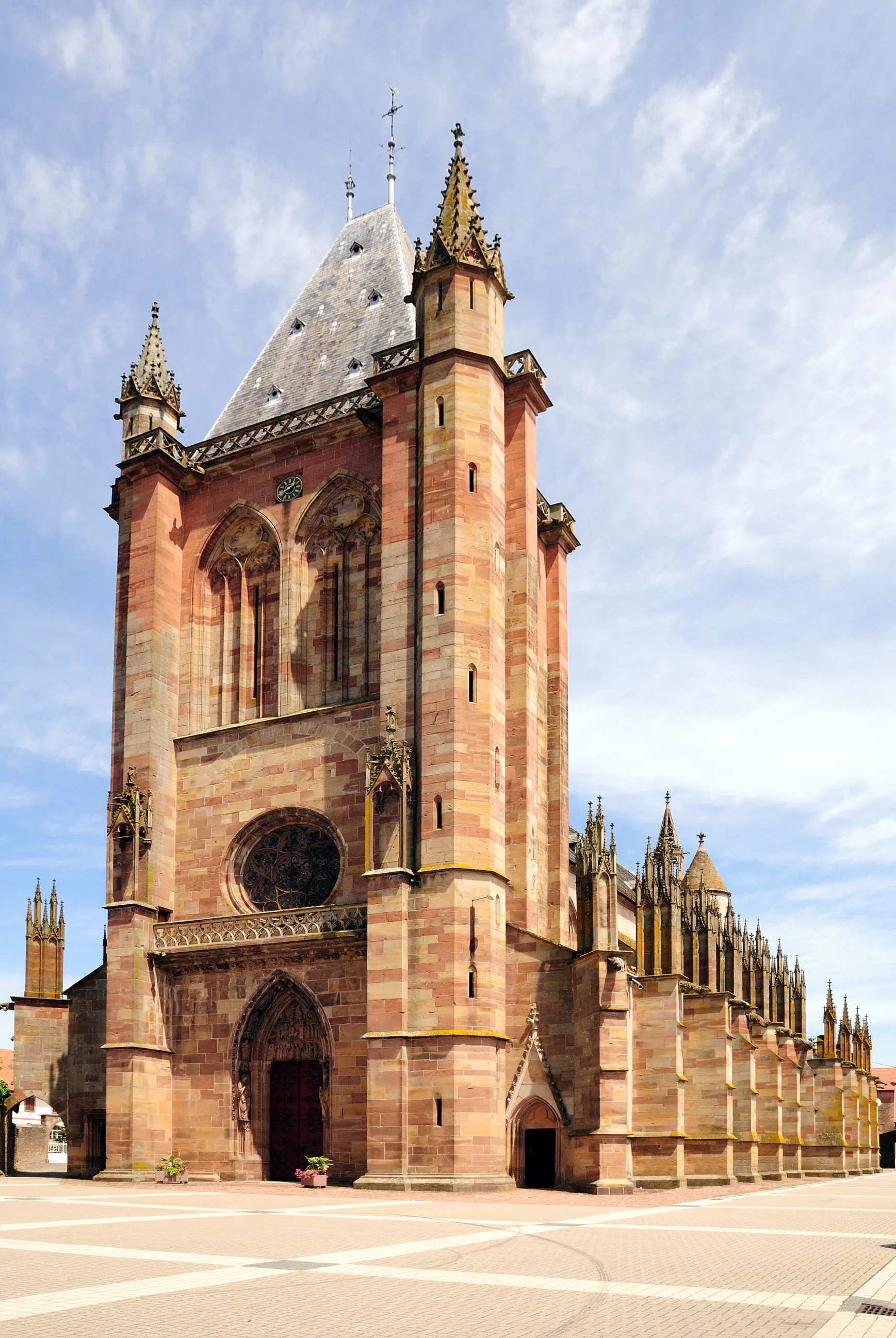 Photo showing: Church Niederhaslach, Alsace