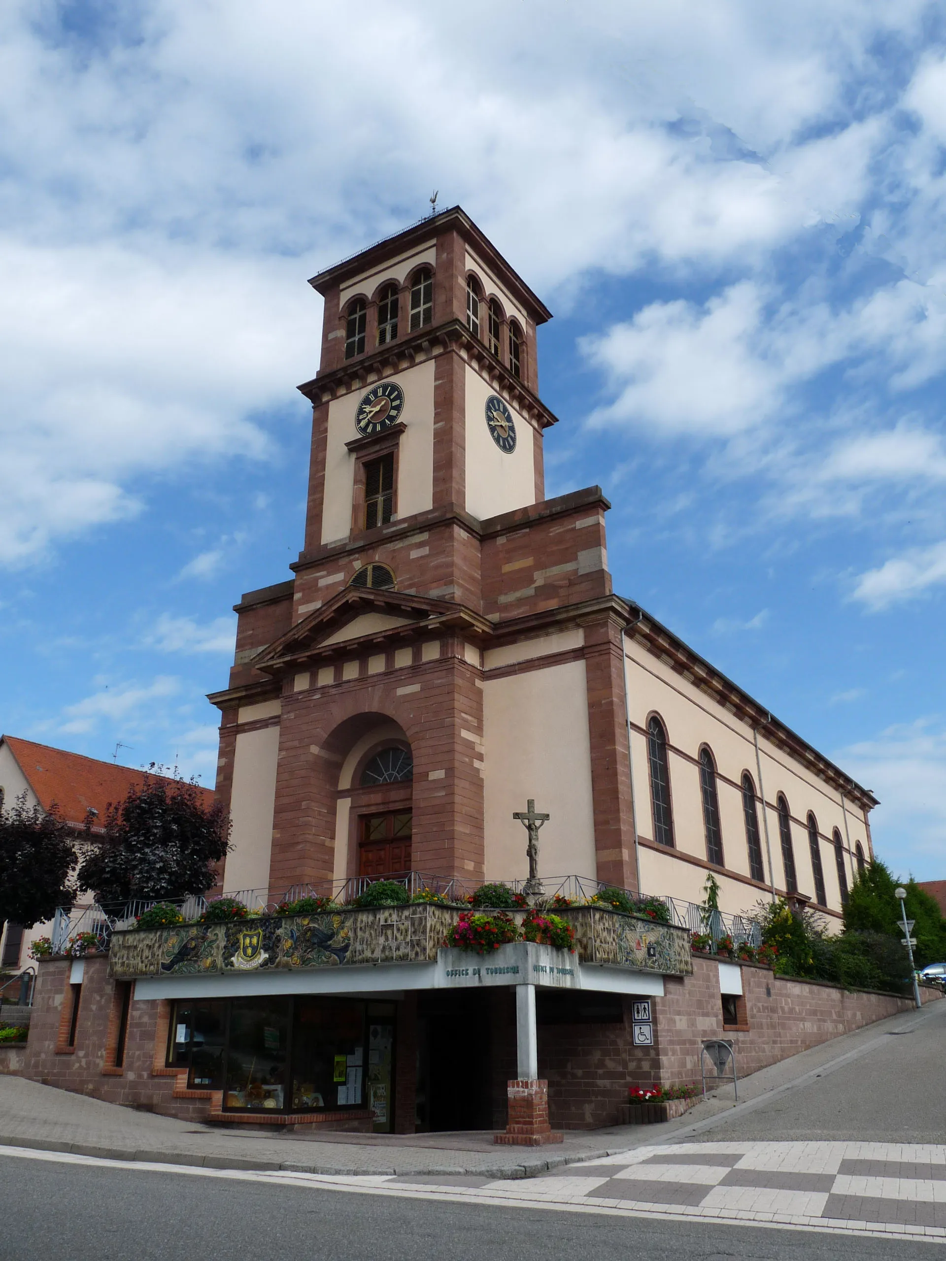 Photo showing: Church in Soufflenheim (Bas-Rhin)