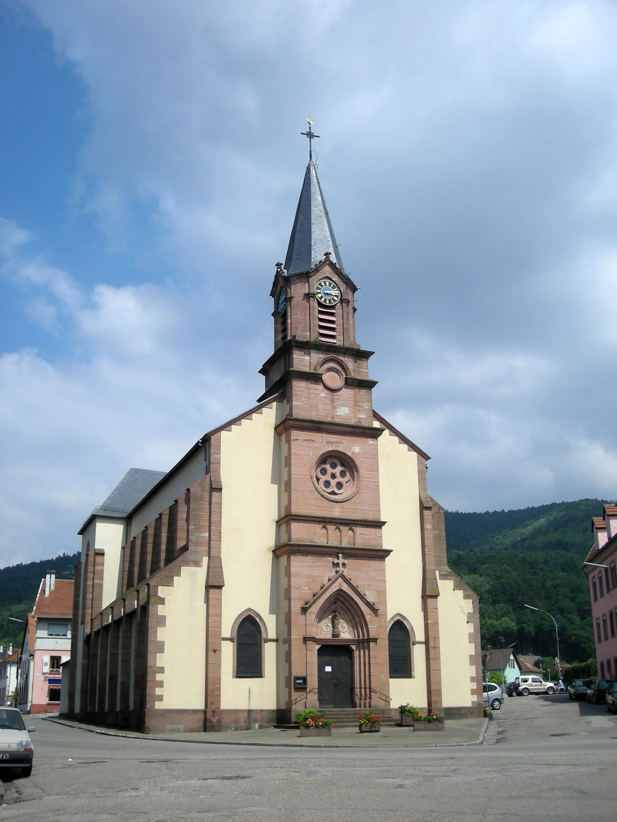 Photo showing: Rothau (Bas-Rhin) : église catholique Saint-Nicolas