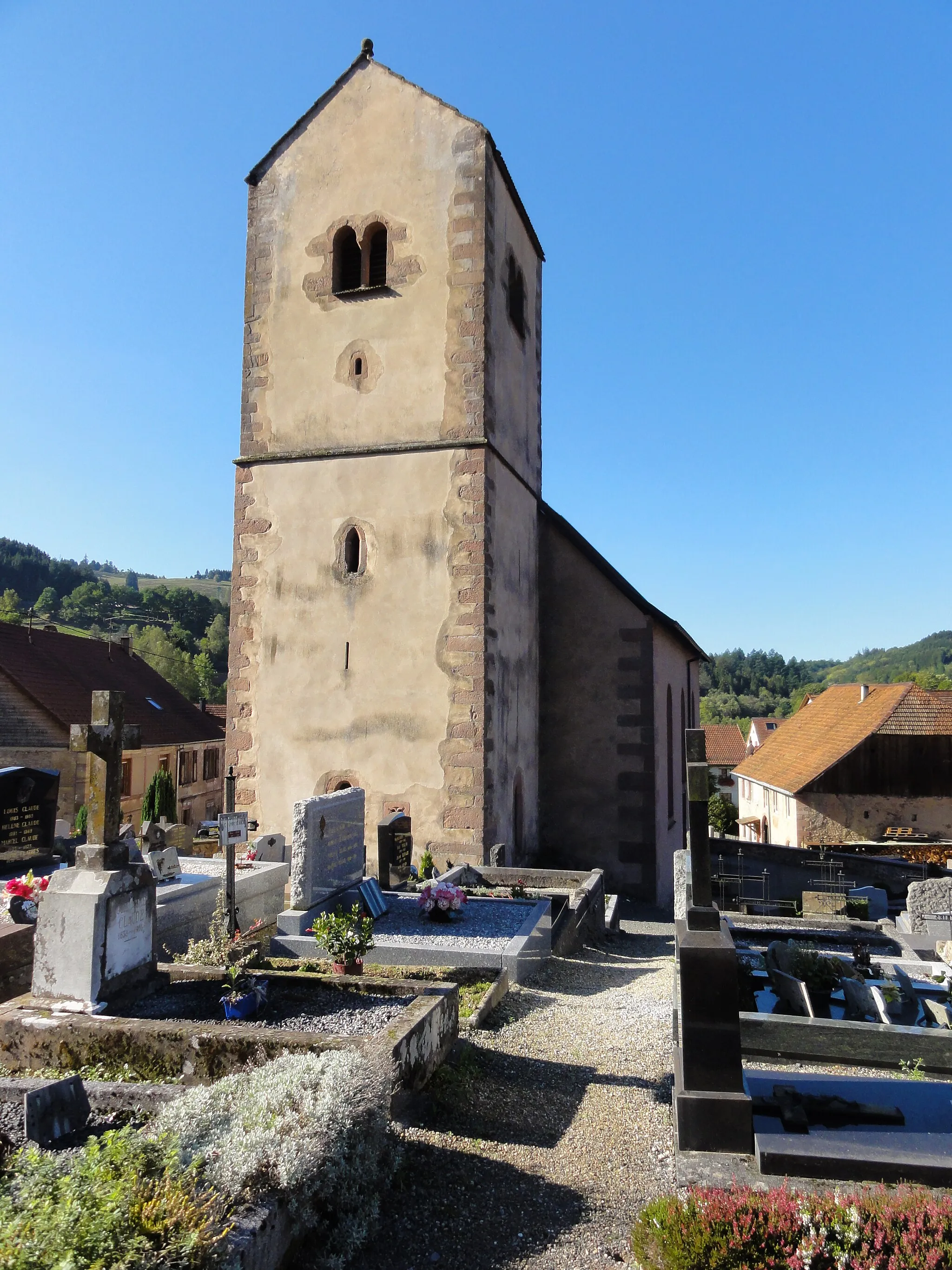 Photo showing: Alsace, Bas-Rhin, Fouday, Église protestante (PA00084597, IA67013097).