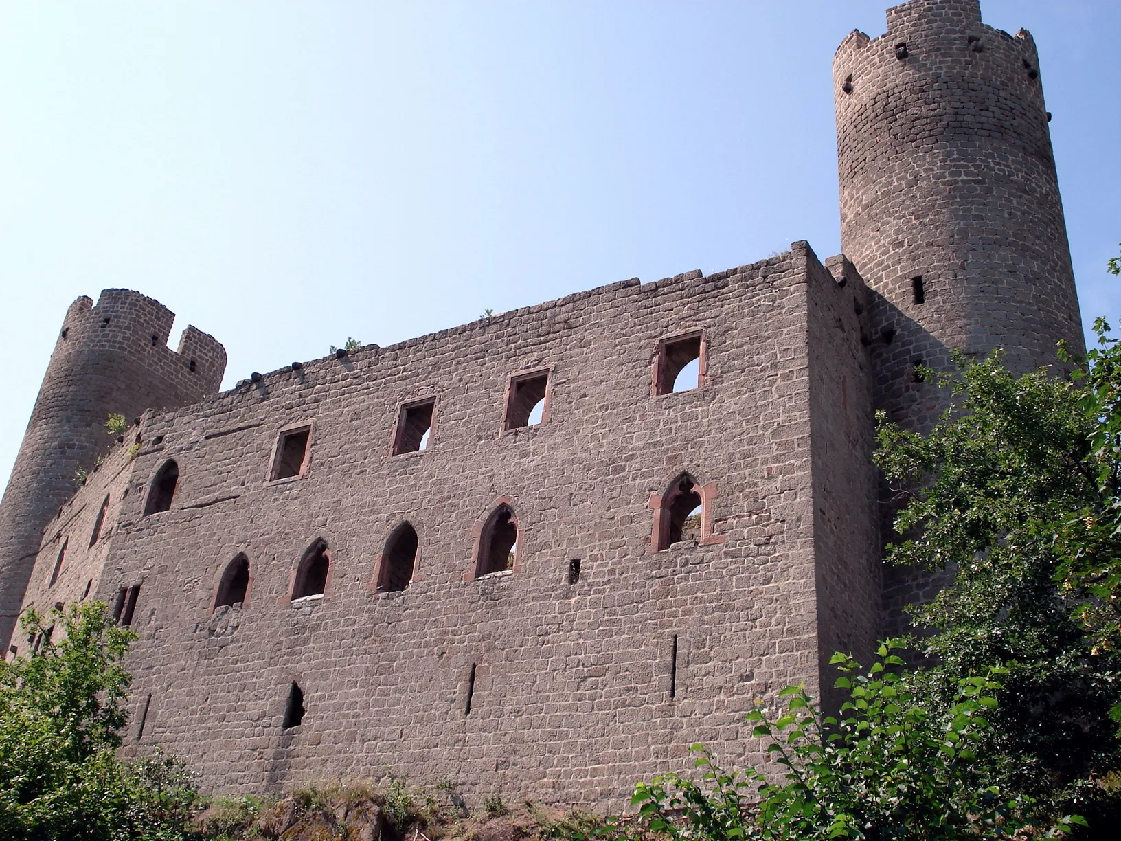 Photo showing: Château ruiné de Haut-Andlau, près de Barr, Bas-Rhin, France