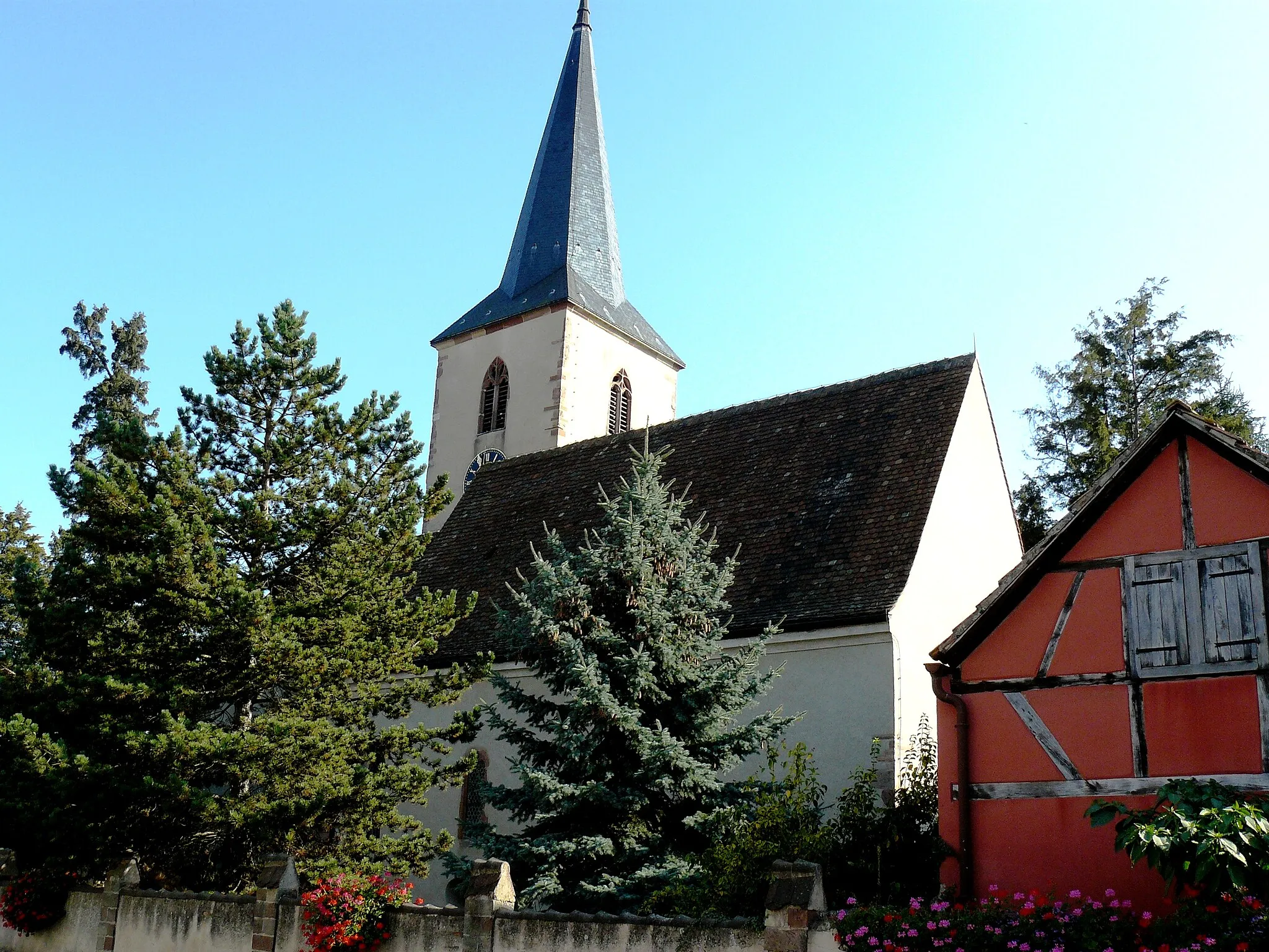 Photo showing: Église médiévale protestante (XIe siècle)