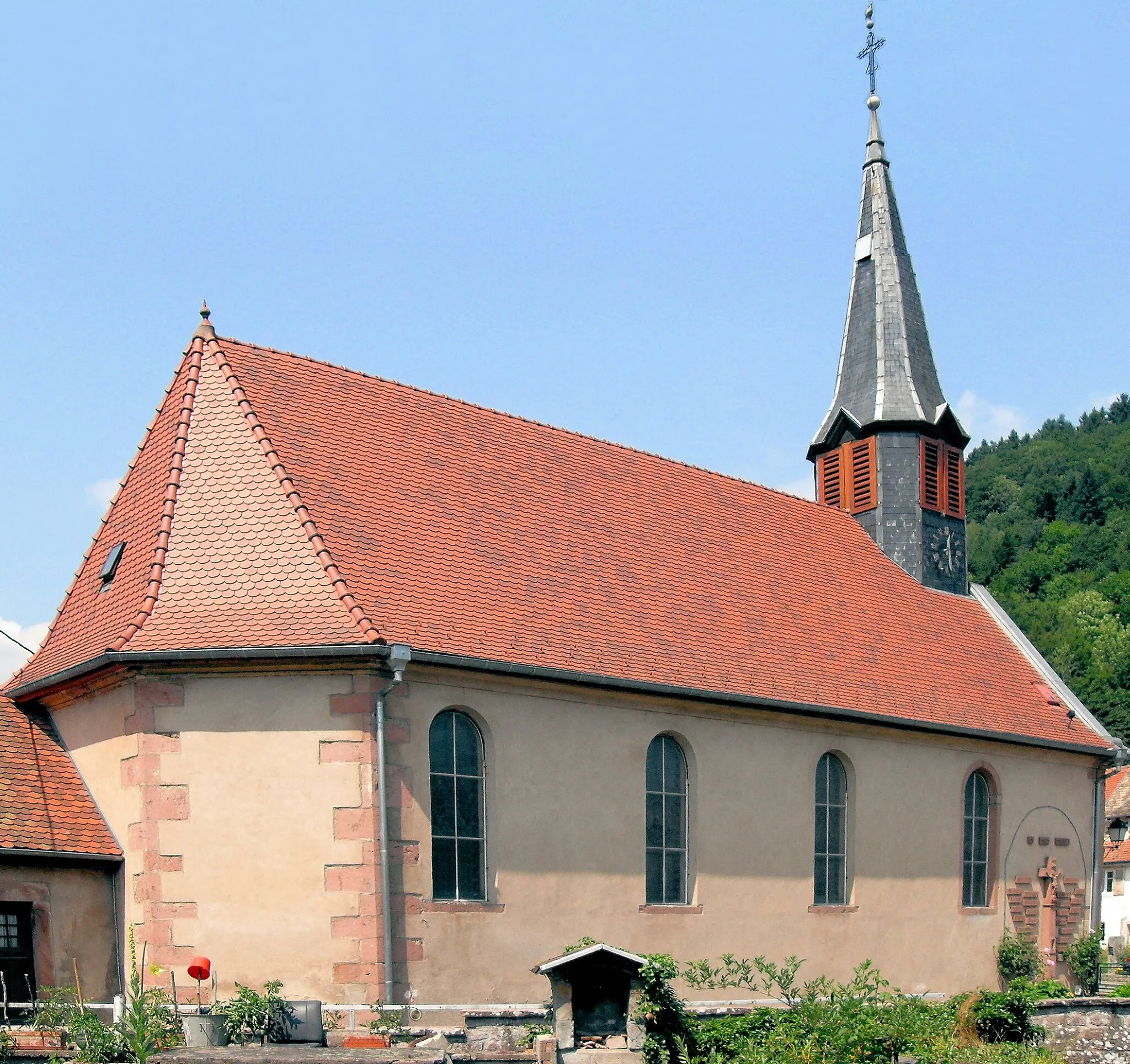 Photo showing: L'église Saint-Quirin de Bassemberg