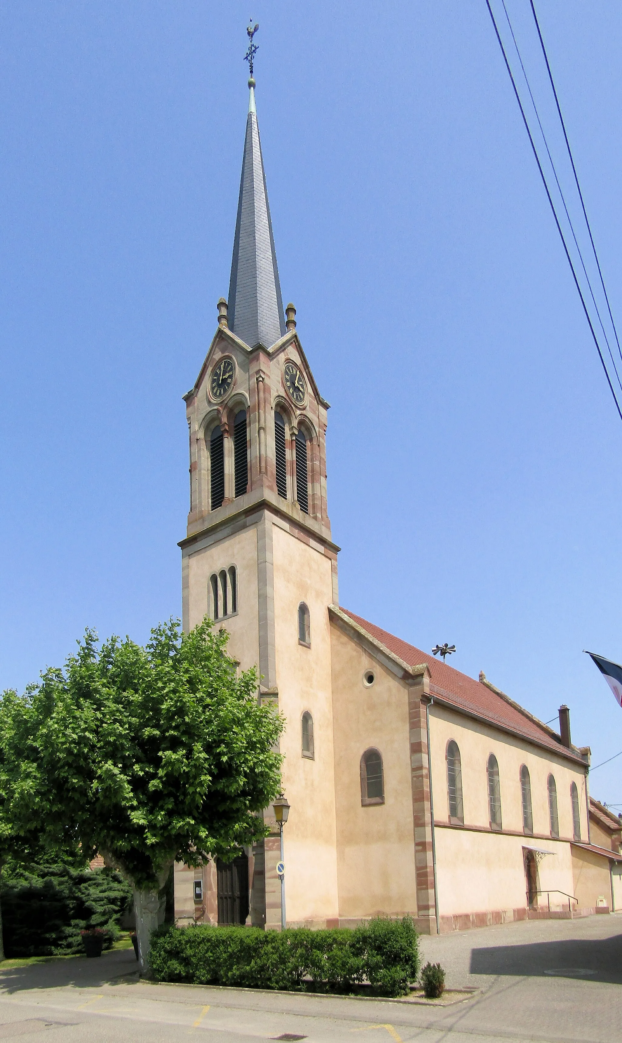 Photo showing: L'église Saint-Martin à Bolsenheim