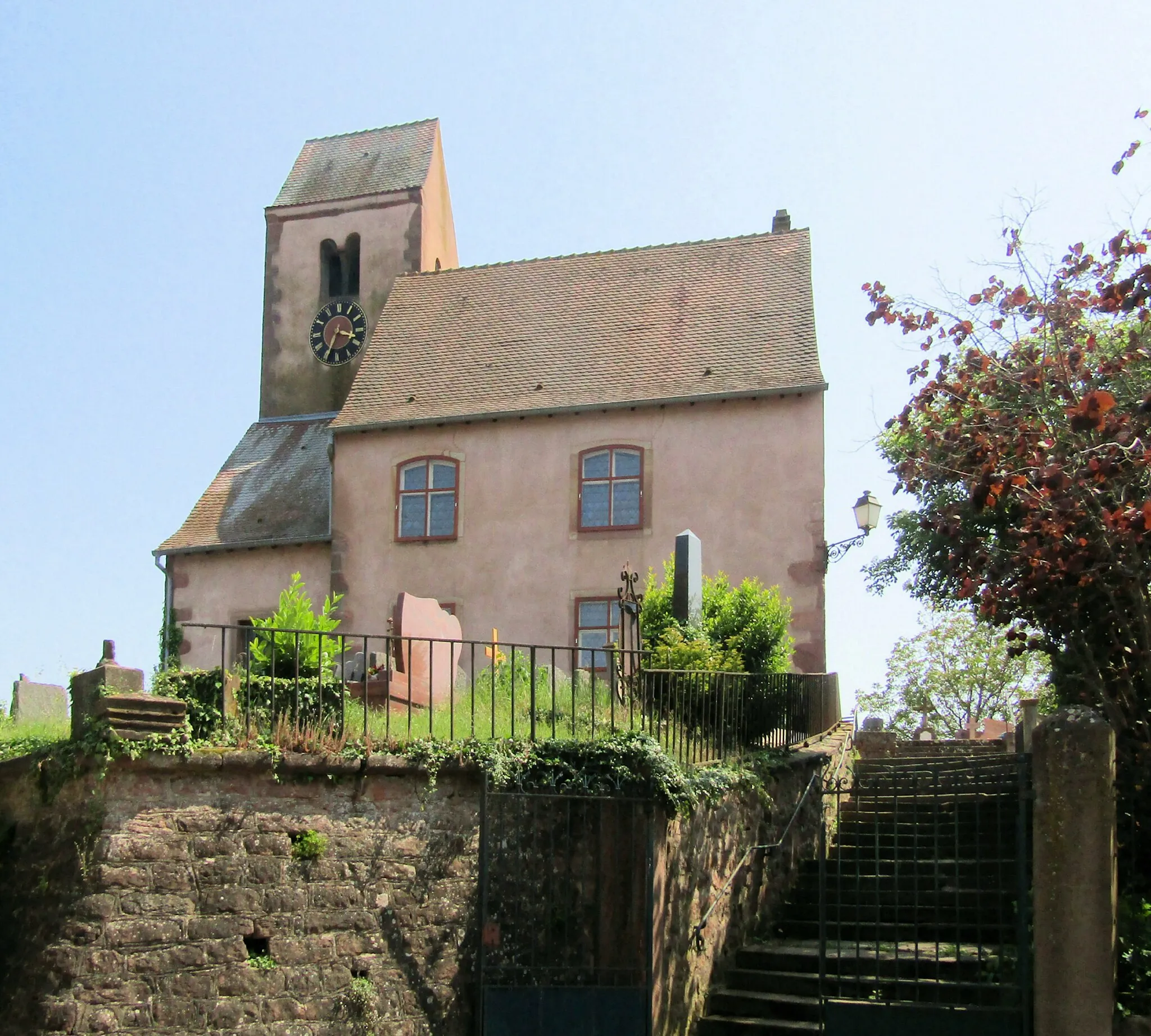 Photo showing: L'église Saint-Arbogast à Bourgheim, côté nord