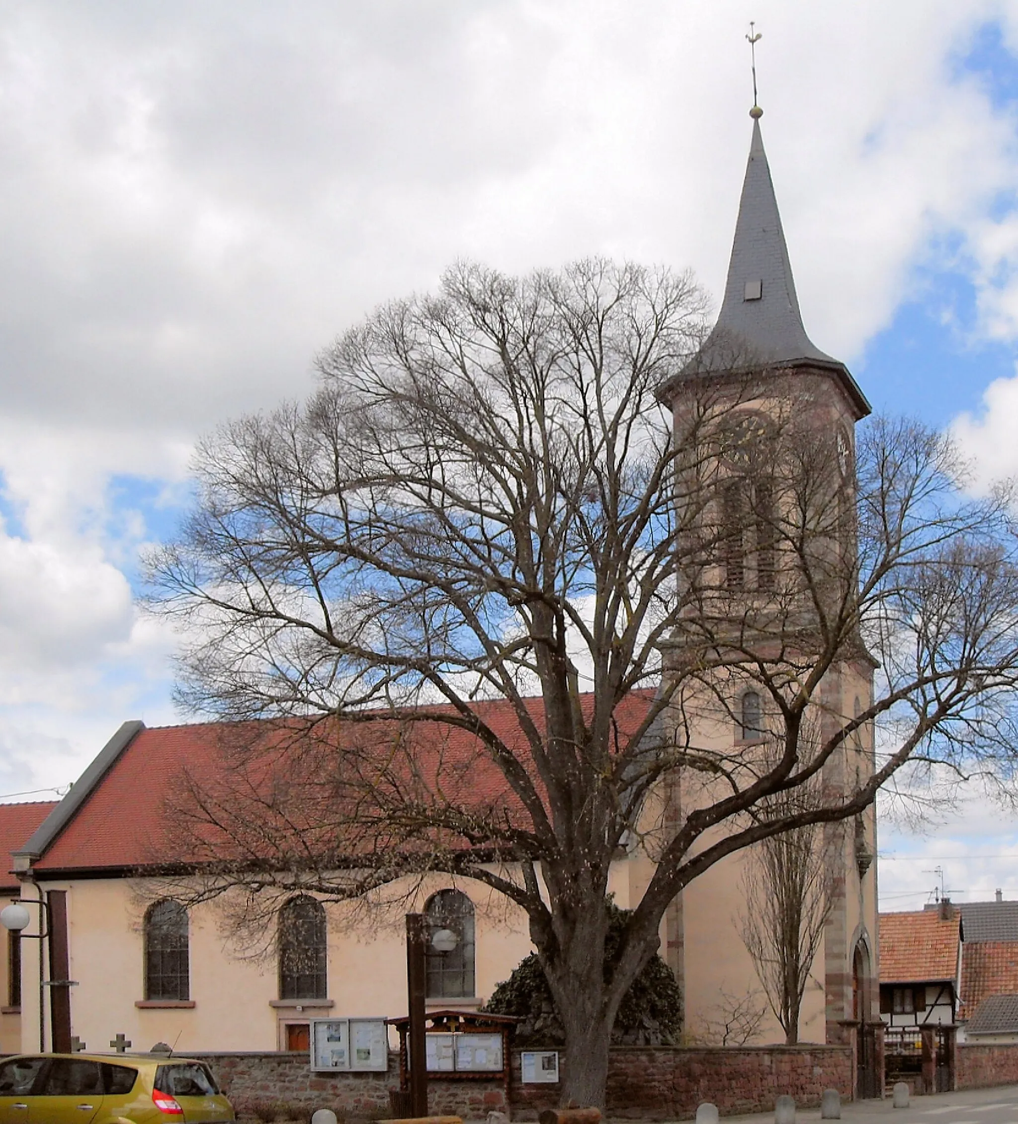 Photo showing: L'église Saint-Blaise à Bootzheim, côté sud-est