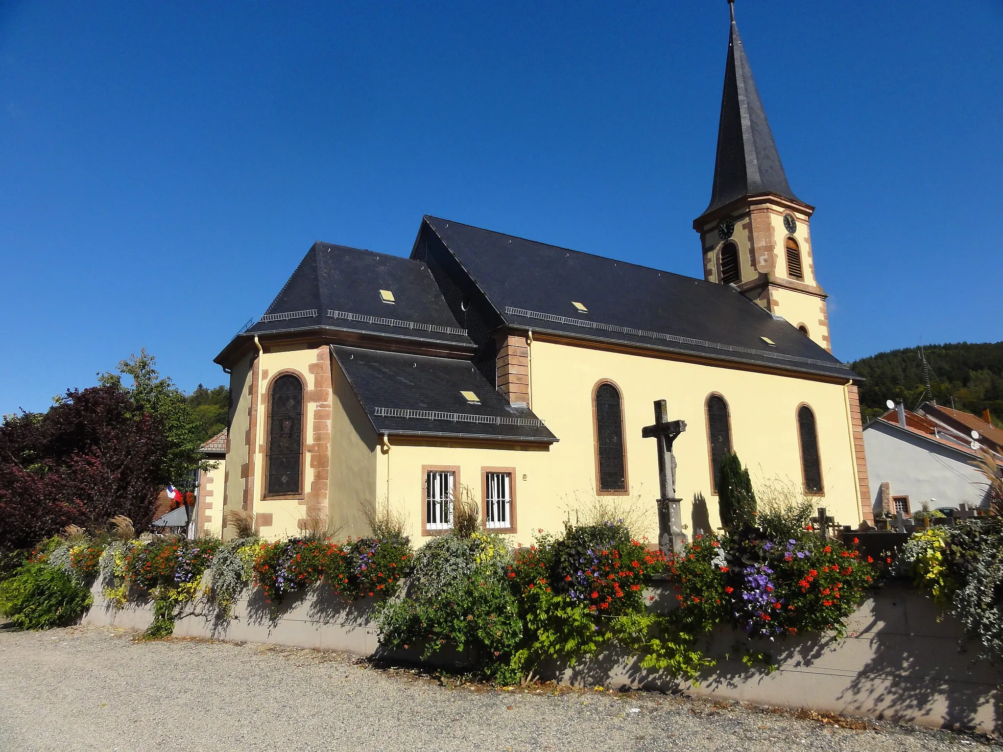 Photo showing: Alsace, Bas-Rhin, Église Saint-Nicolas de Colroy-la-Roche (IA67013078).