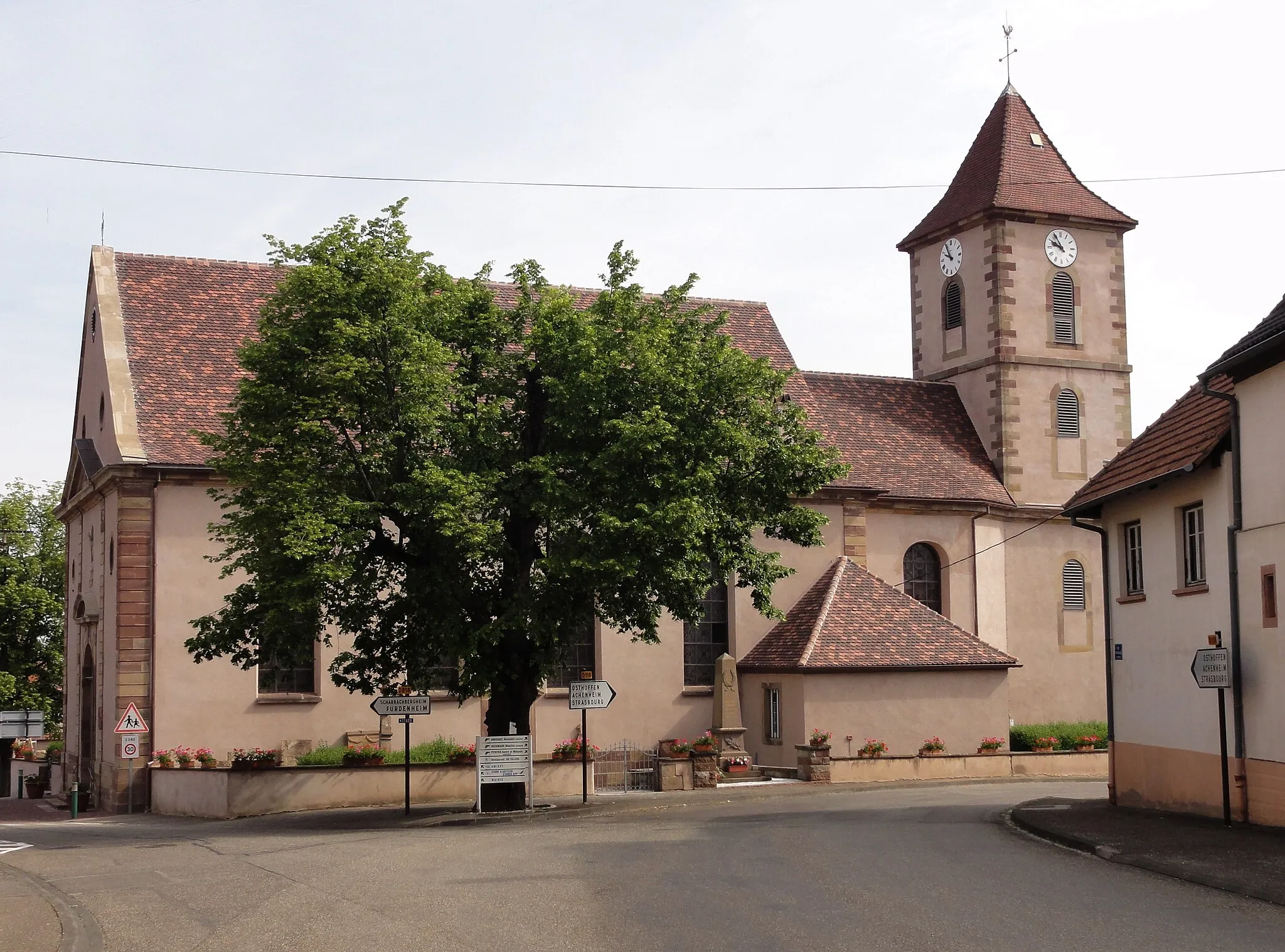 Photo showing: Alsace, Bas-Rhin, Église Saint-Blaise de Dahlenheim (IA67006230).