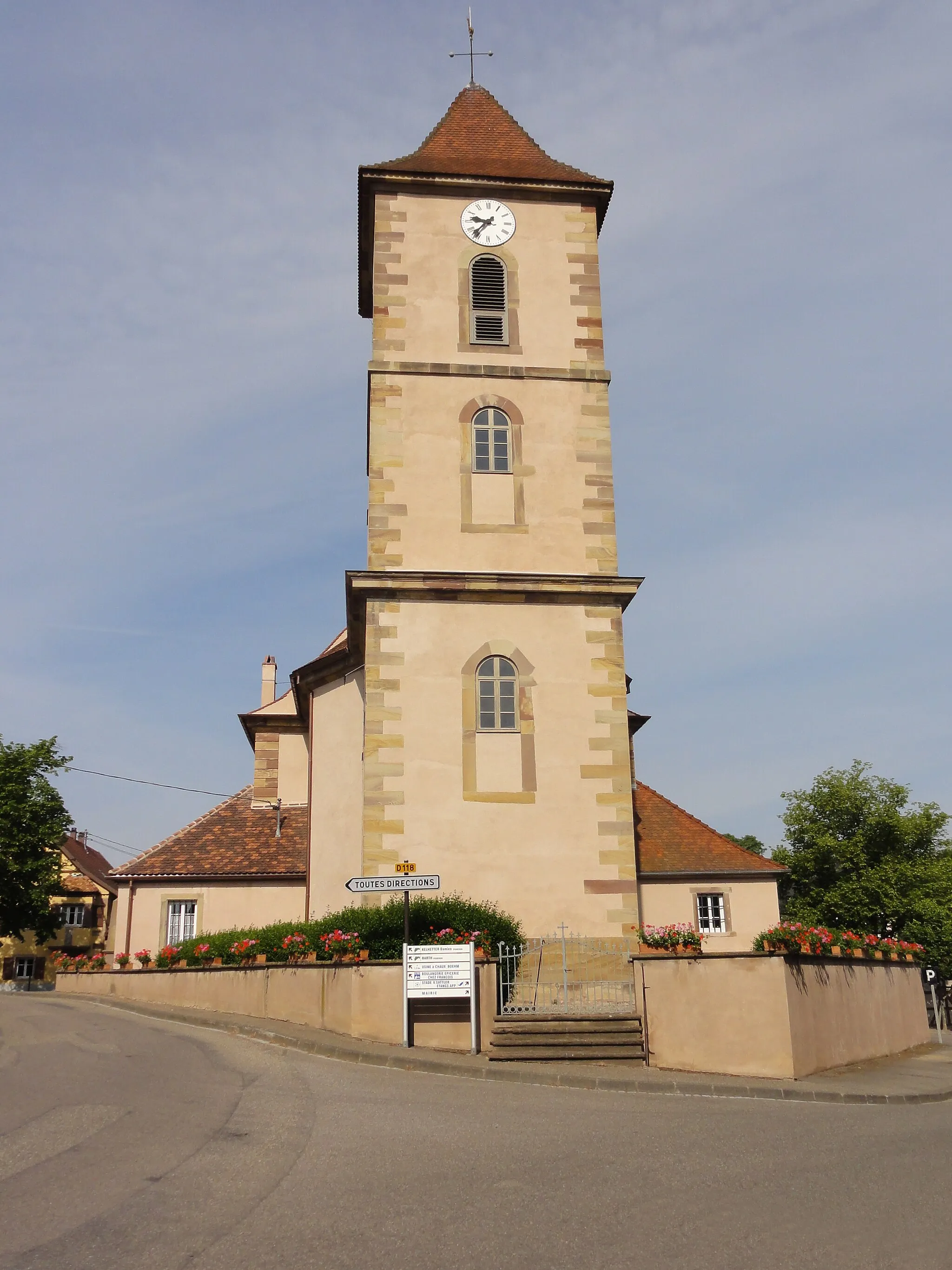 Photo showing: Alsace, Bas-Rhin, Église Saint-Blaise de Dahlenheim (IA67006230).