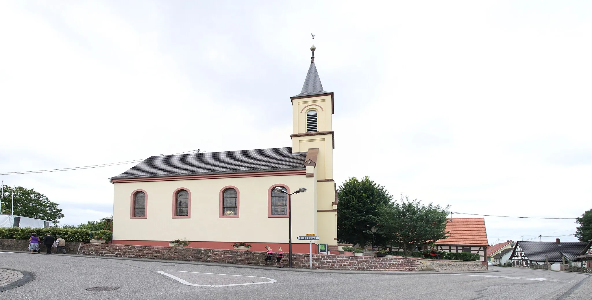 Photo showing: Die Kirche von Kröttweiler.