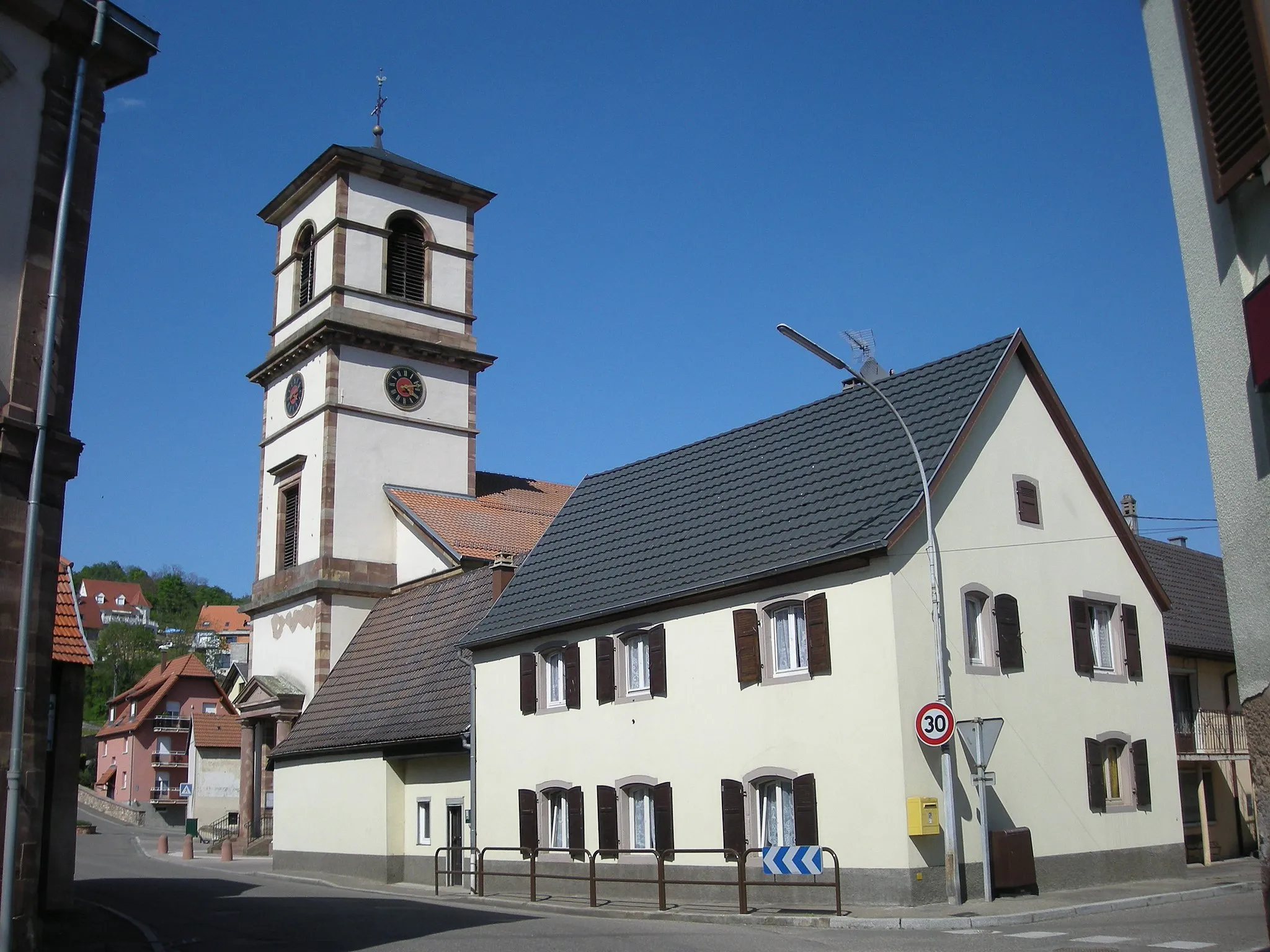 Photo showing: L'église Saints-Simon-et-Jude de Dinsheim-sur-Bruche (Bas-Rhin)