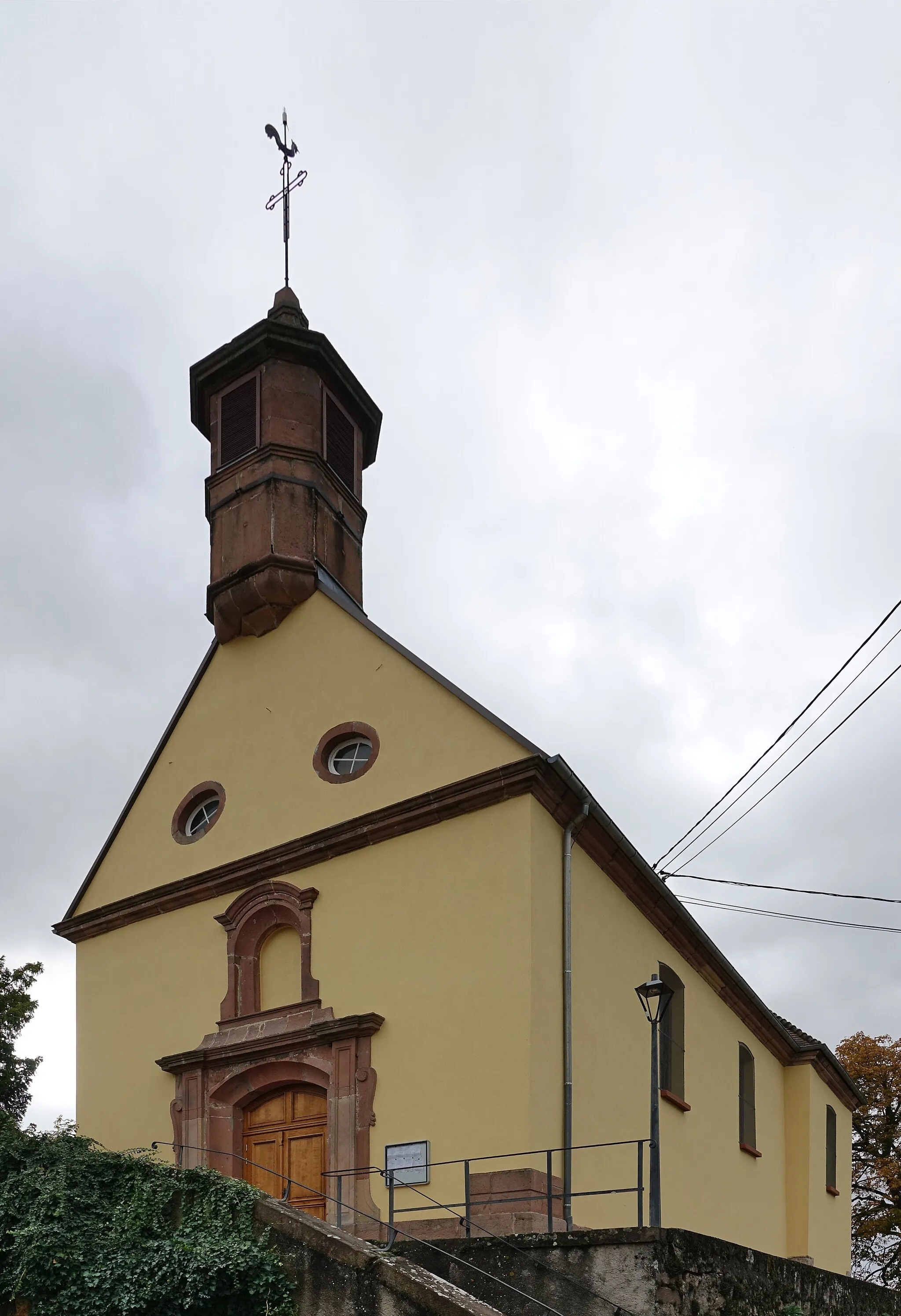 Photo showing: St. Michael's Church in Dieffenthal (Bas-Rhin, France).