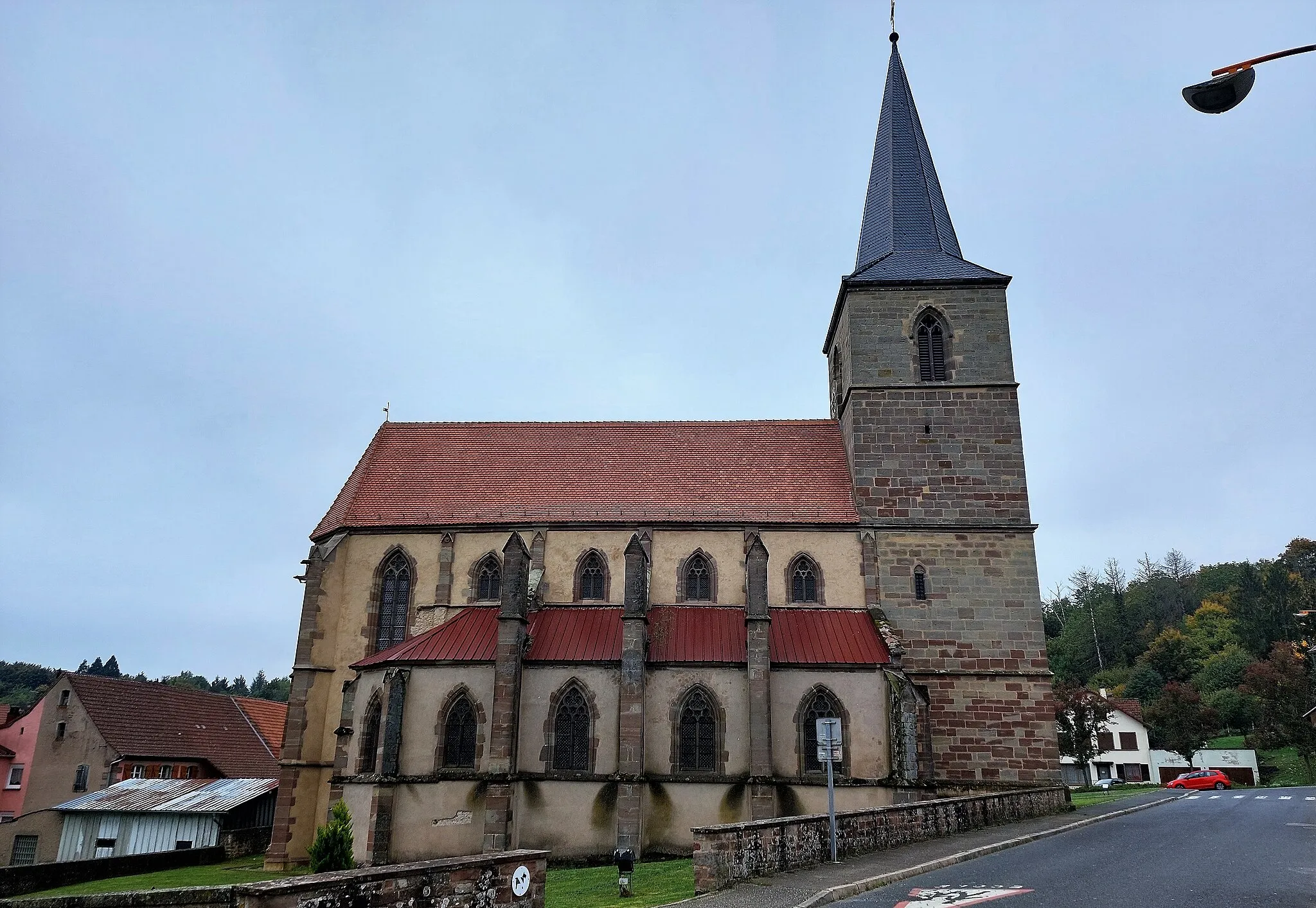 Photo showing: Église protestante Saint-Gall (Domfessel)