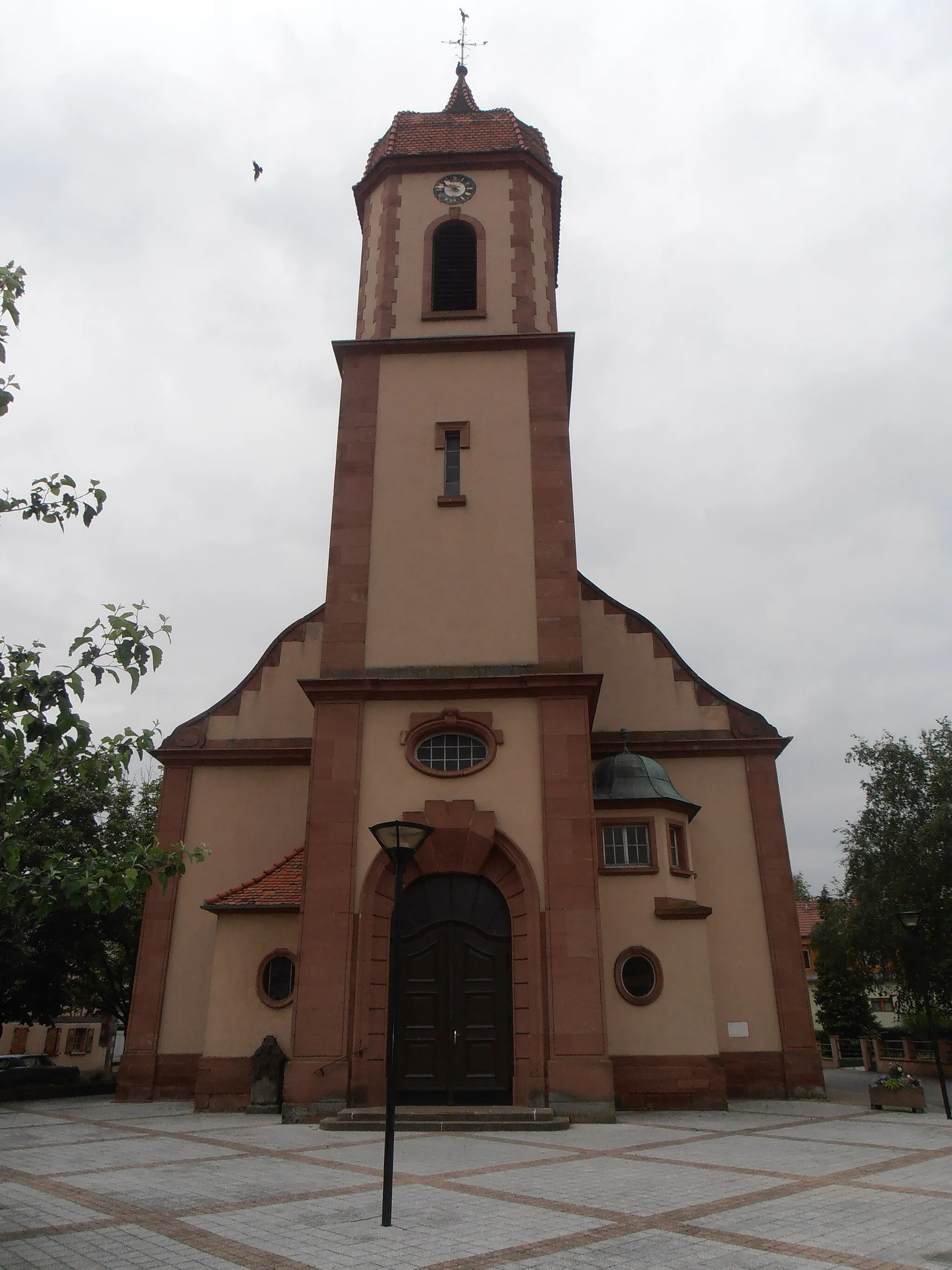 Photo showing: Nouvelle église de Durrenbach (Bas-Rhin)