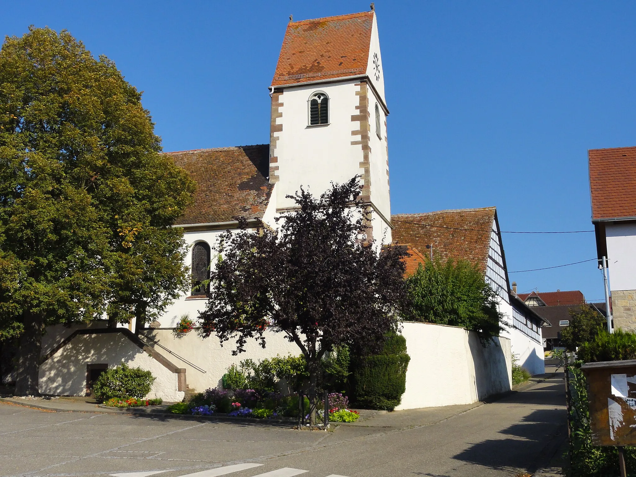 Photo showing: Alsace, Bas-Rhin, Église Saints-Pierre-et-Paul de Durningen (IA67005502).
