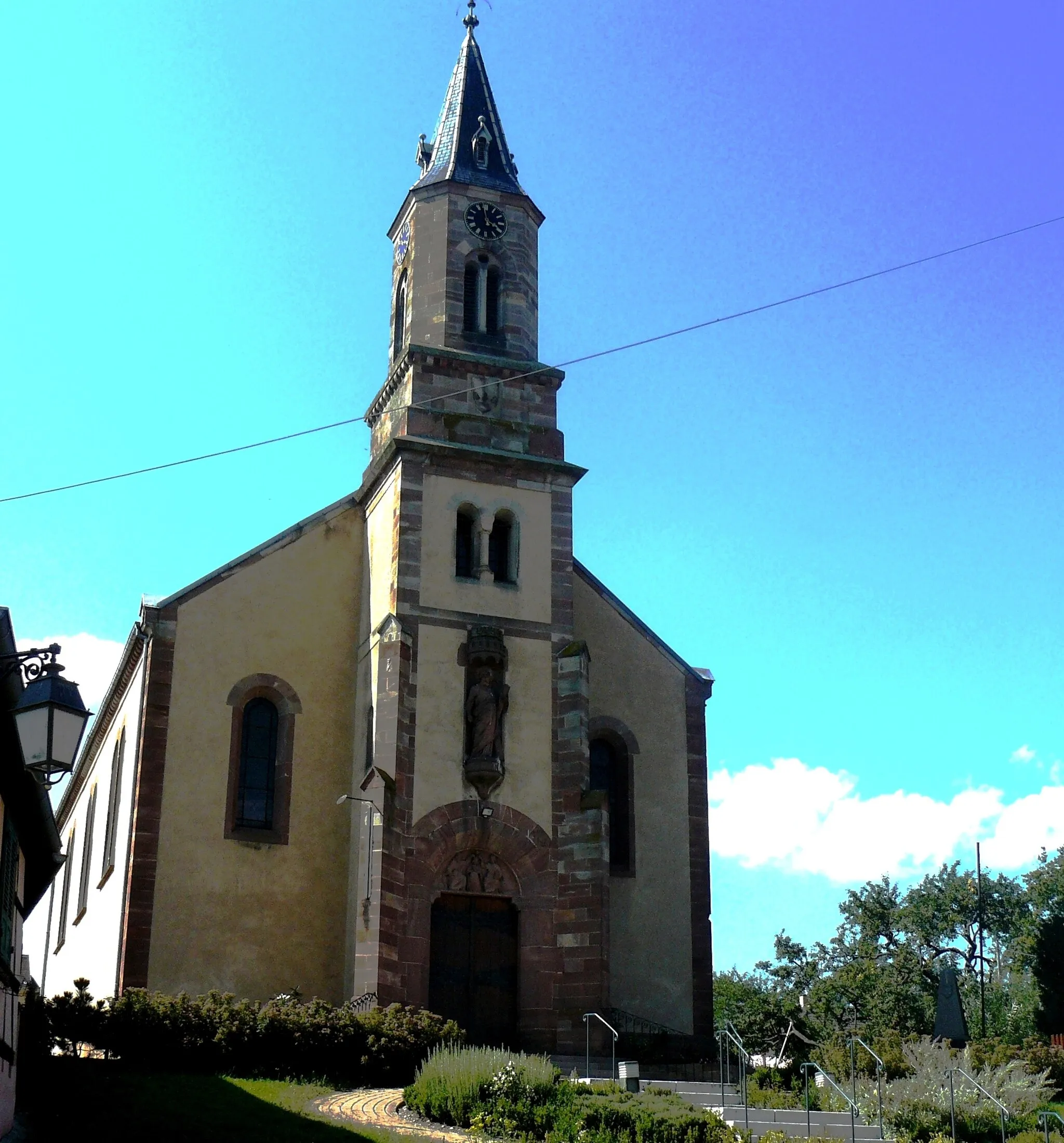 Photo showing: Église paroissiale Saint-André d'Eichoffen