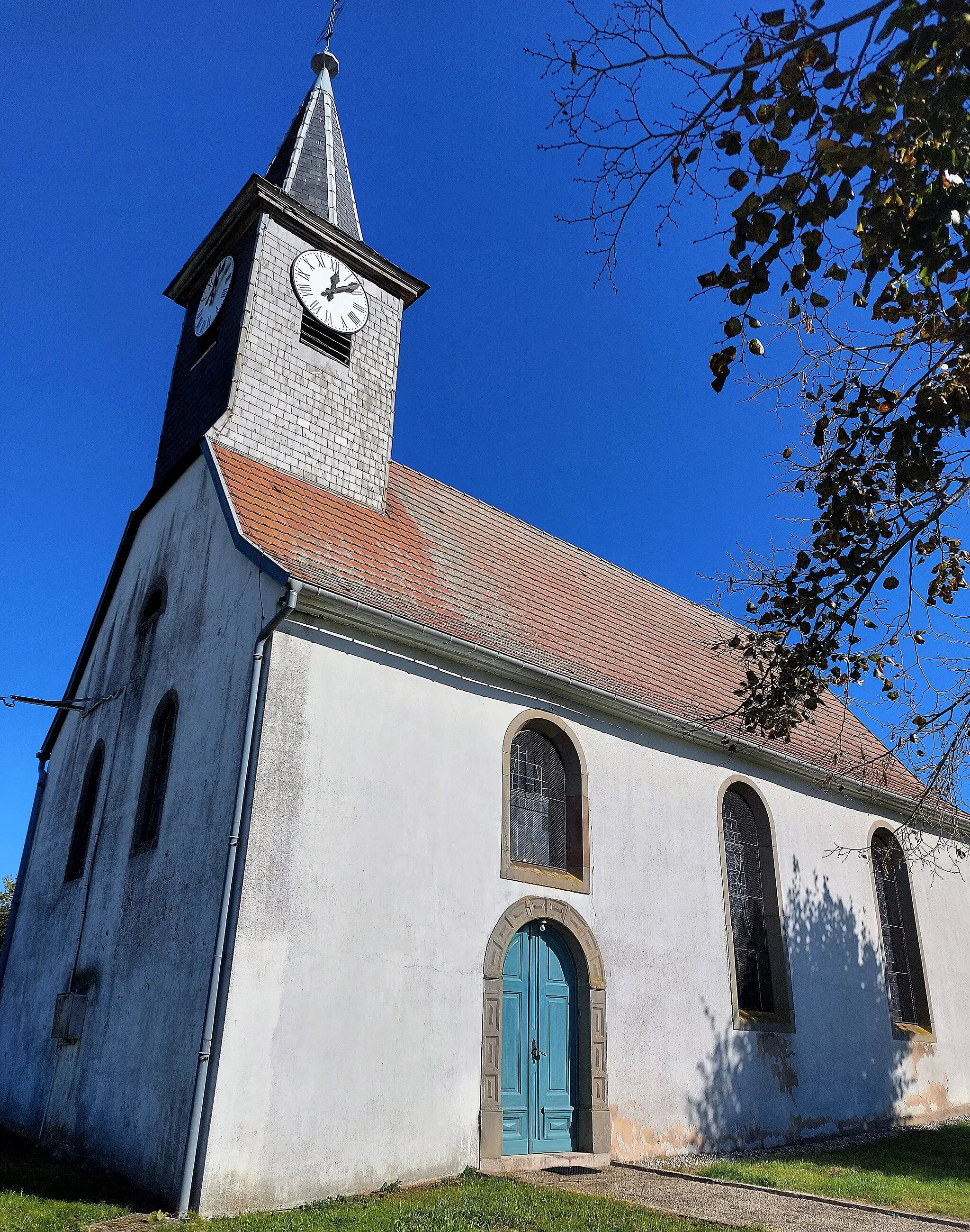 Photo showing: Eglise protestante à Eywiller