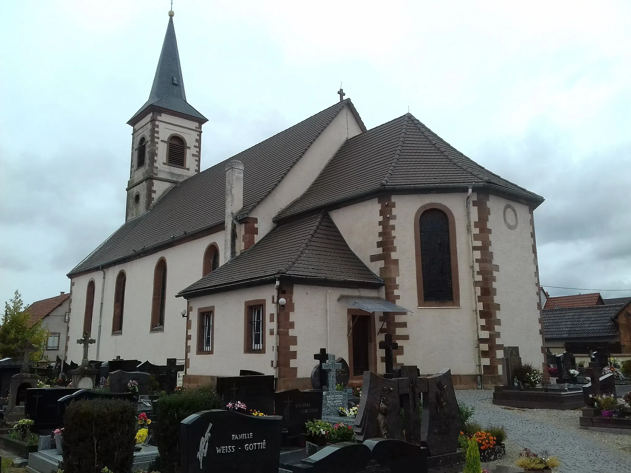 Photo showing: Eglise Saint-Nicolas de Forstheim