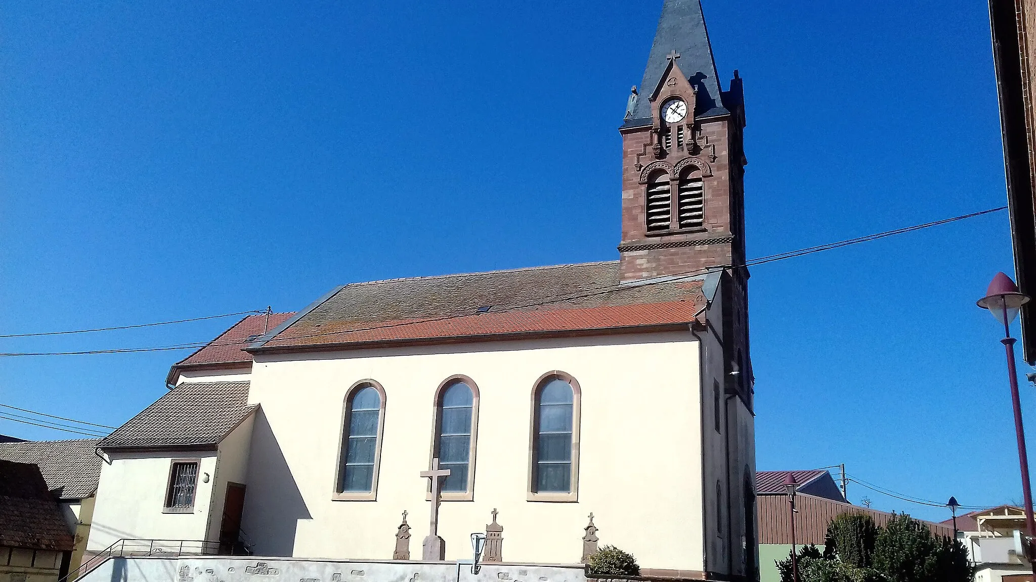 Photo showing: Eglise Saint-Nicolas de Gingsheim