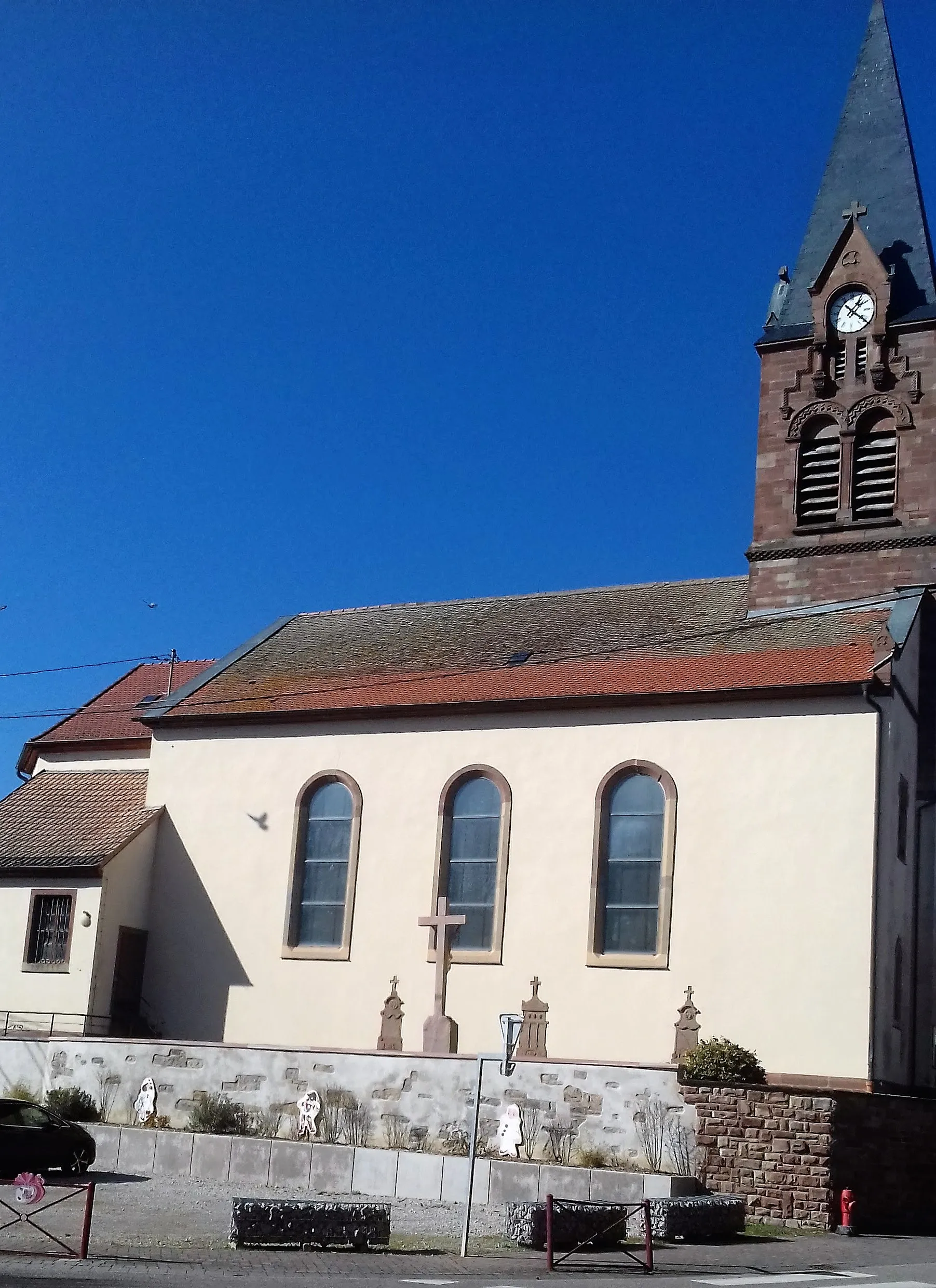 Photo showing: Eglise Saint-Nicolas de Gingsheim