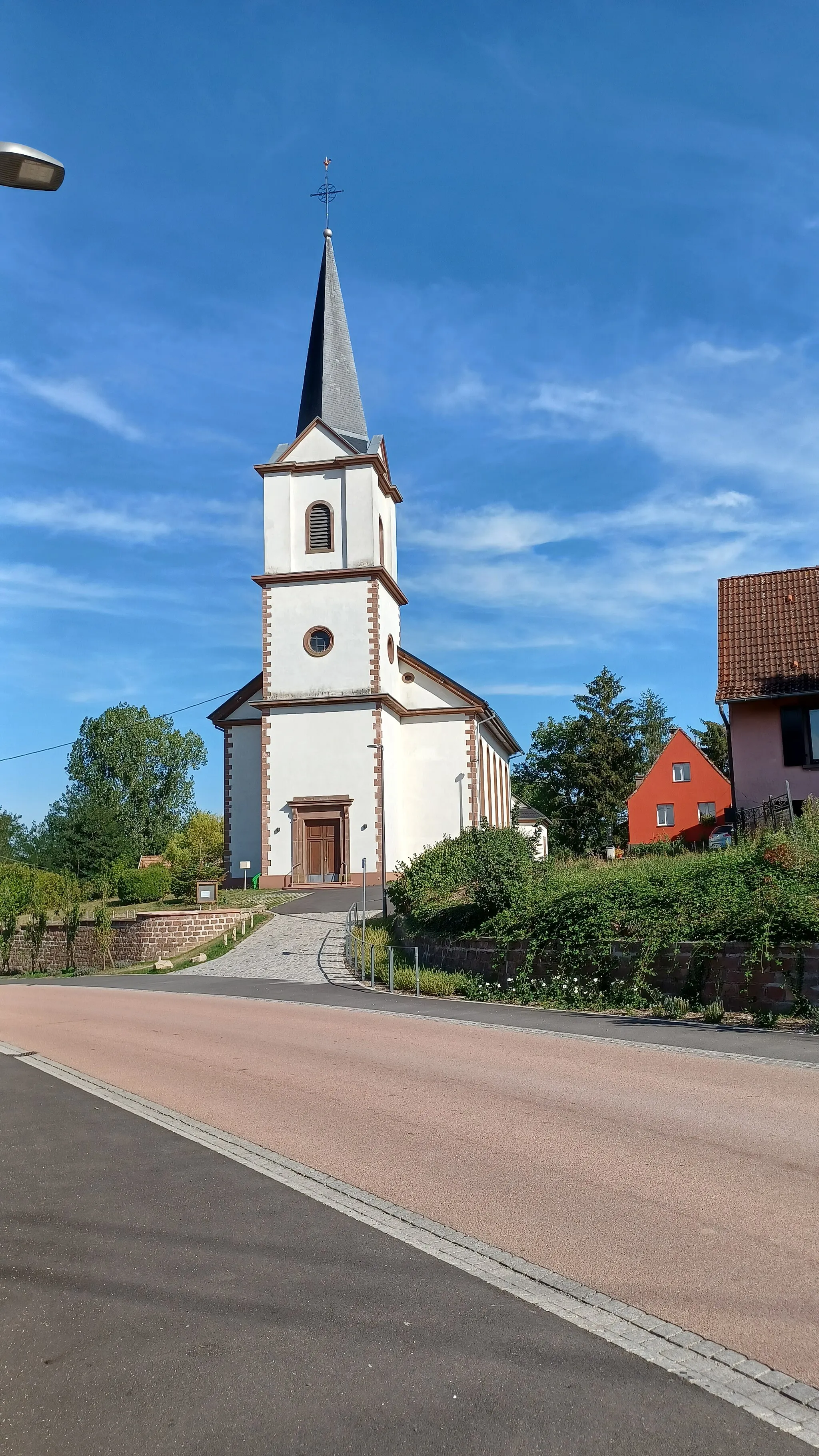 Photo showing: Bas-Rhin. Gumbrechtshoffen Église protestante Saint-Michel, 1 rue de l'église