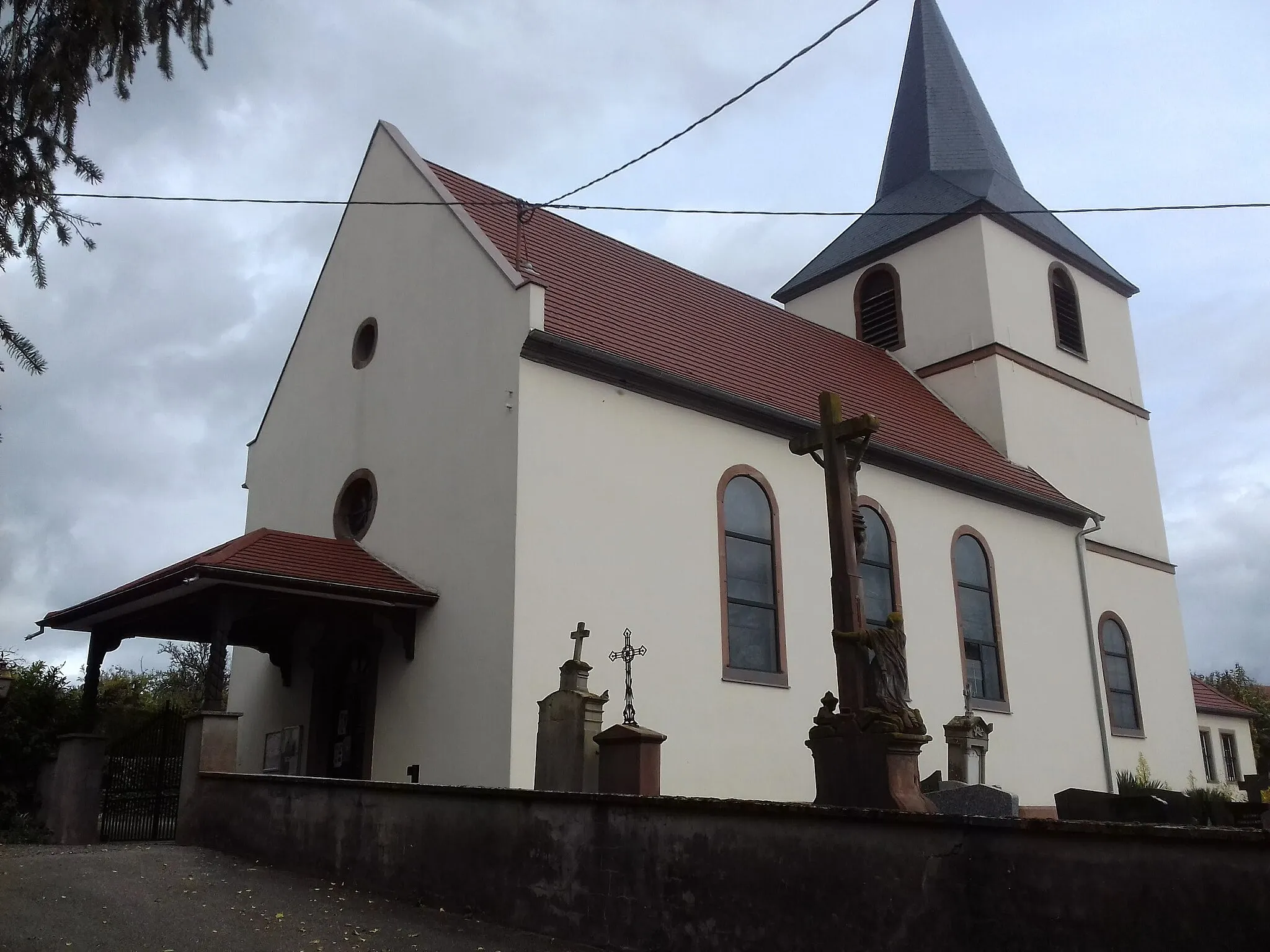 Photo showing: Eglise Sainte-Agathe de Grassendorf
