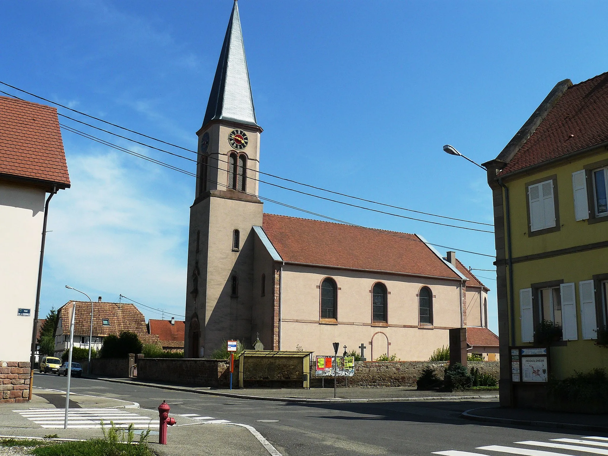 Photo showing: L'église Saint-Sigismond d'Heidolsheim