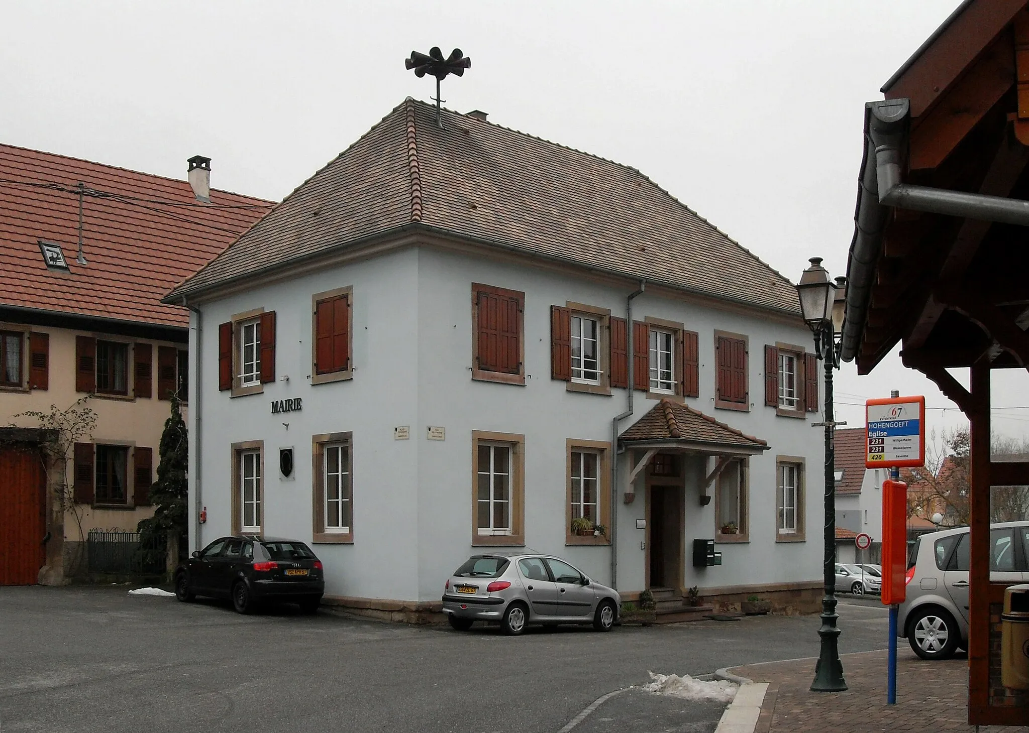 Photo showing: La mairie de Hohengœft