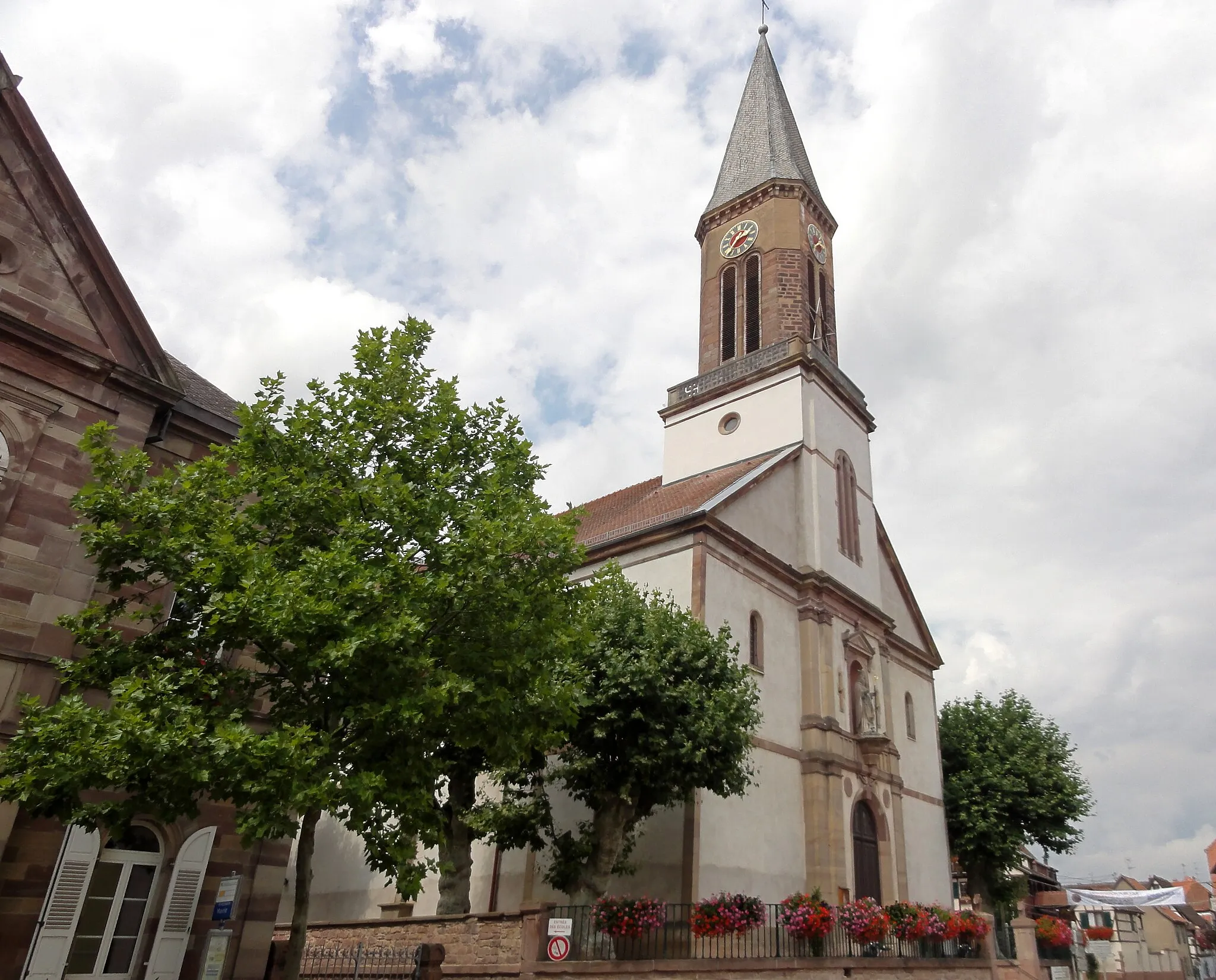 Photo showing: Alsace, Bas-Rhin, Église Saint-Martin de Kintzheim (IA00124498).