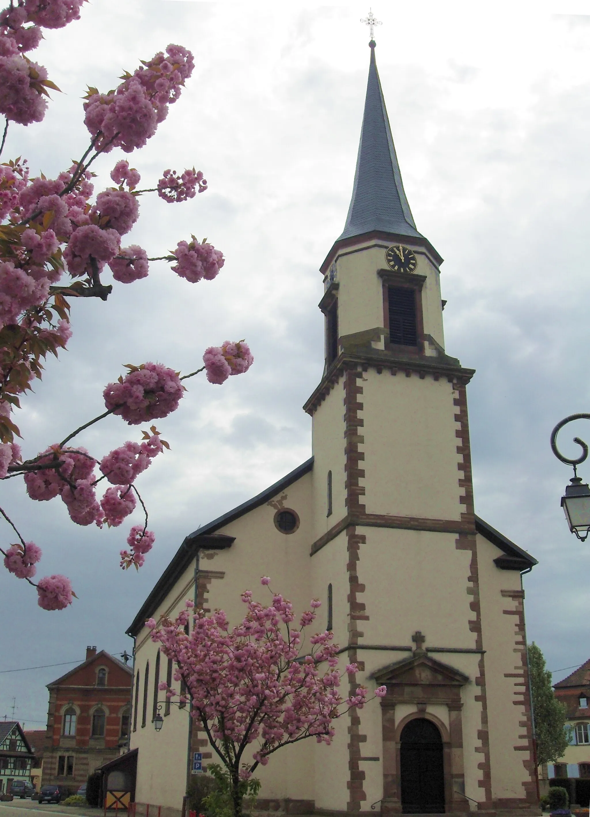 Photo showing: L'église Saint-Arbogast à Kertzfeld, côté ouest