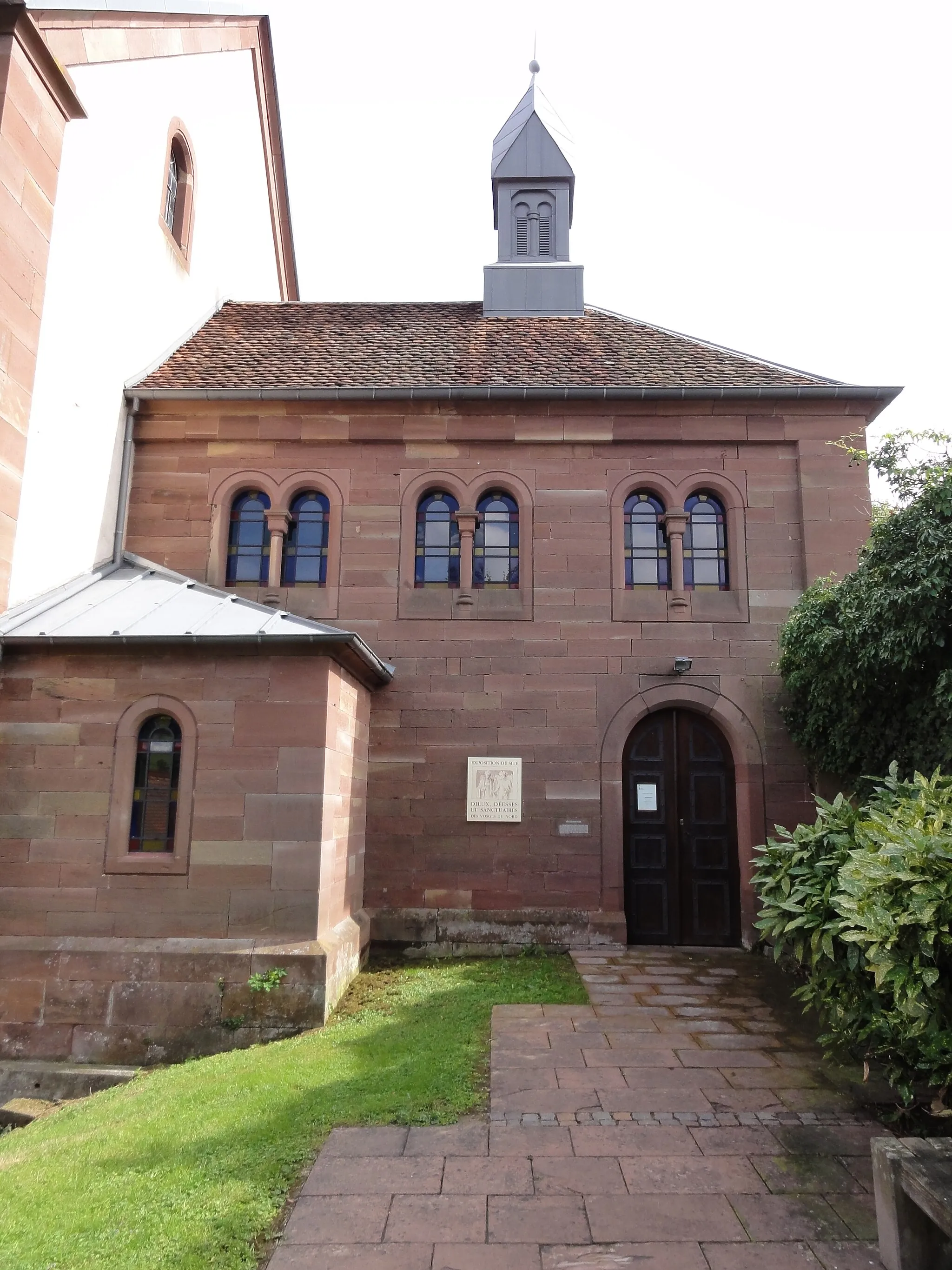 Photo showing: Alsace, Bas-Rhin, Église protestante de Langensoultzbach (IA67008446).