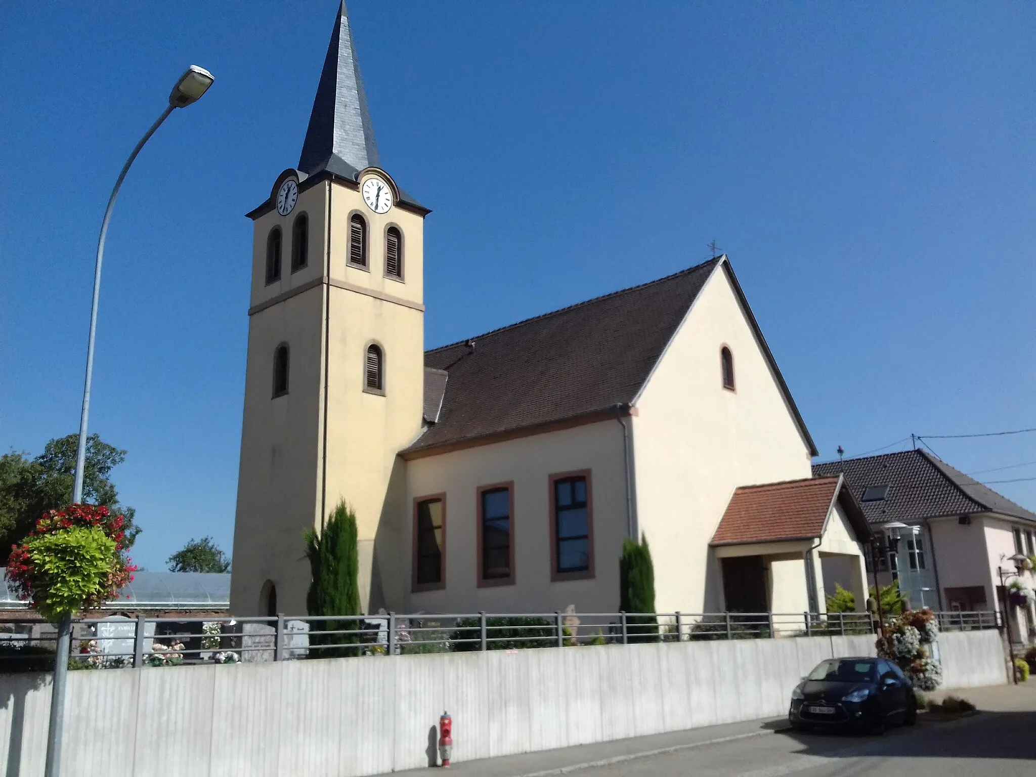 Photo showing: Eglise St Ulrich de Kriegsheim