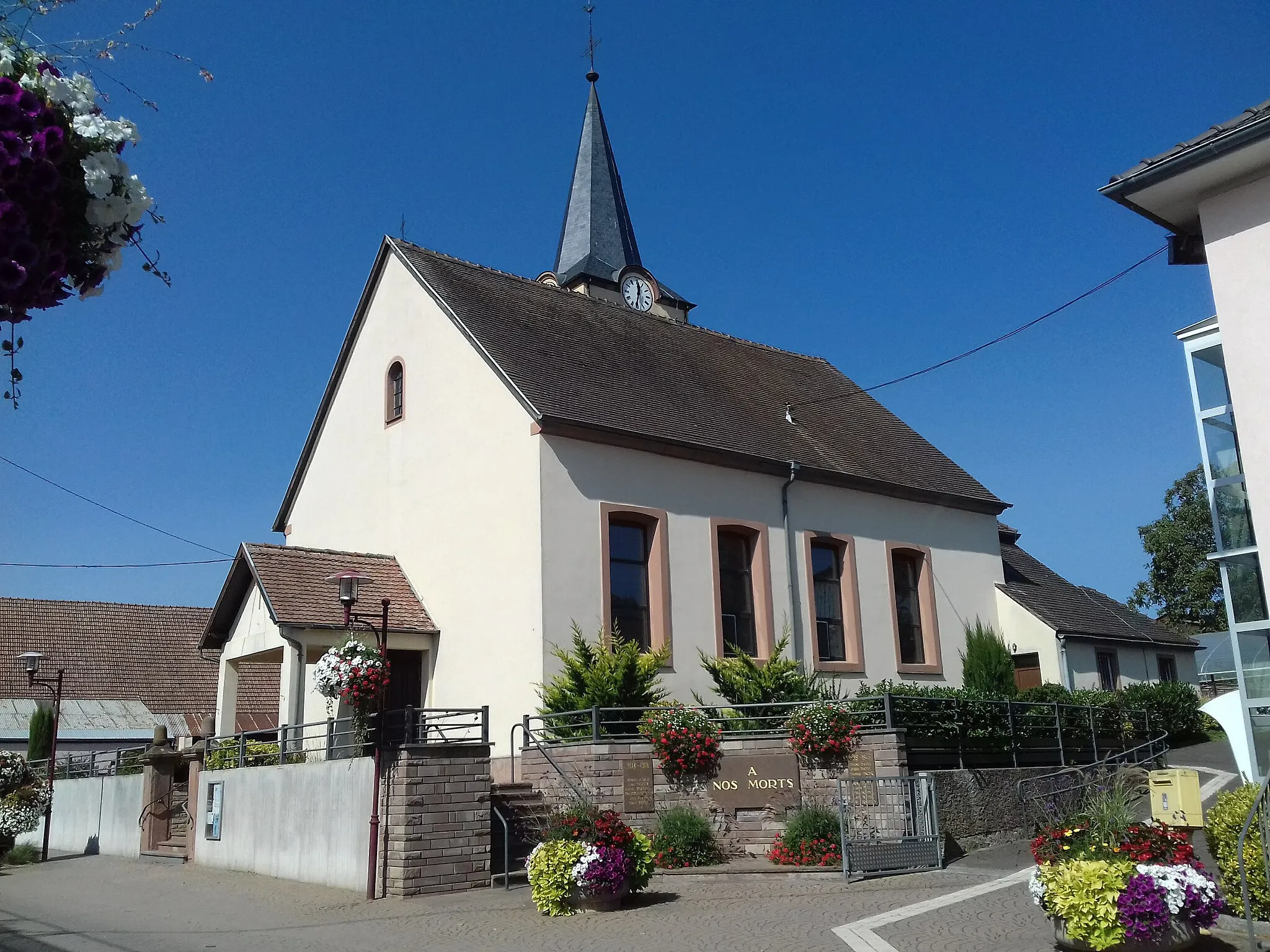 Photo showing: Eglise St Ulrich de Kriegsheim