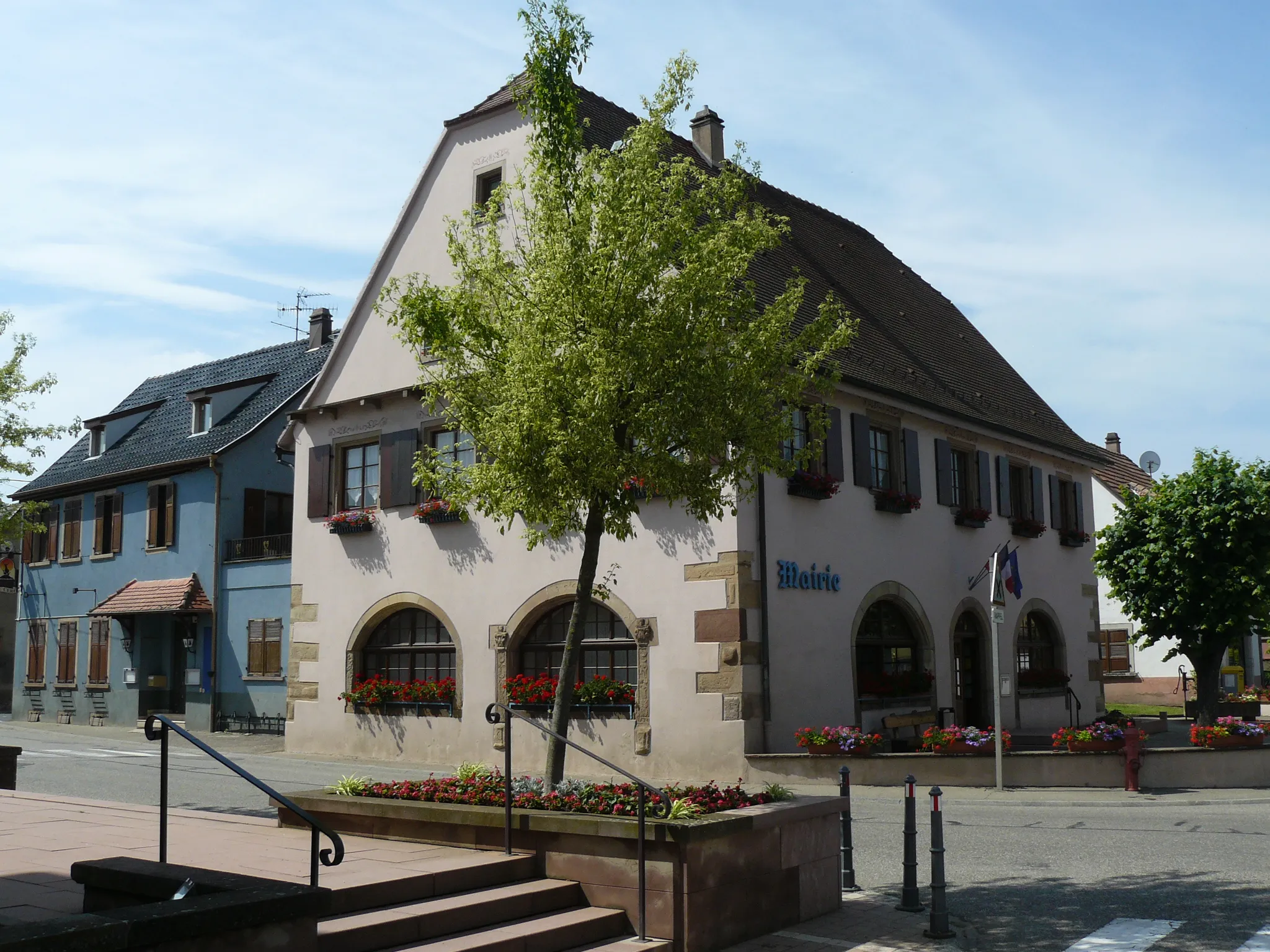Photo showing: Mairie de Krautergersheim