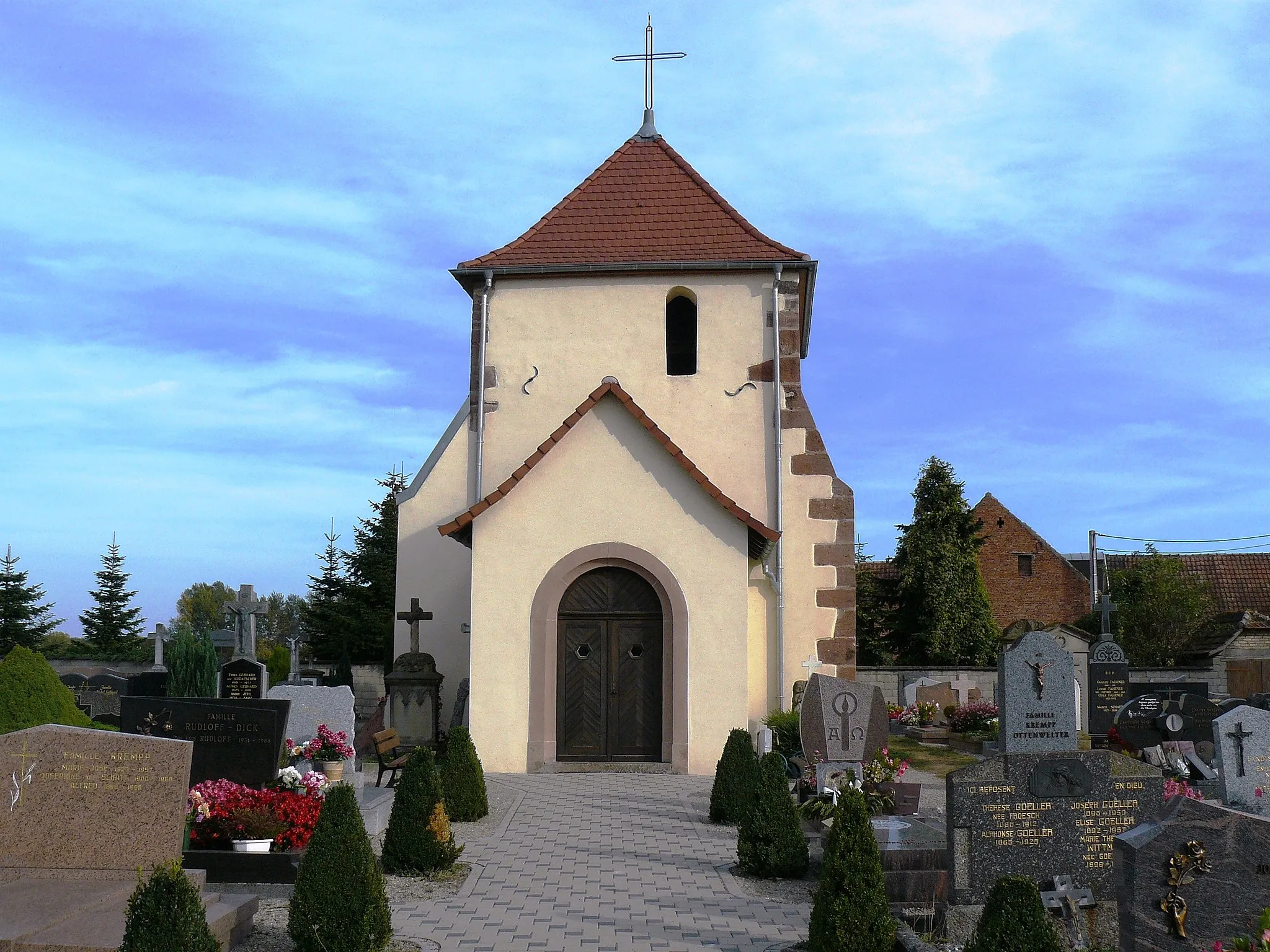 Photo showing: Chapelle du cimetière  de Mackenheim