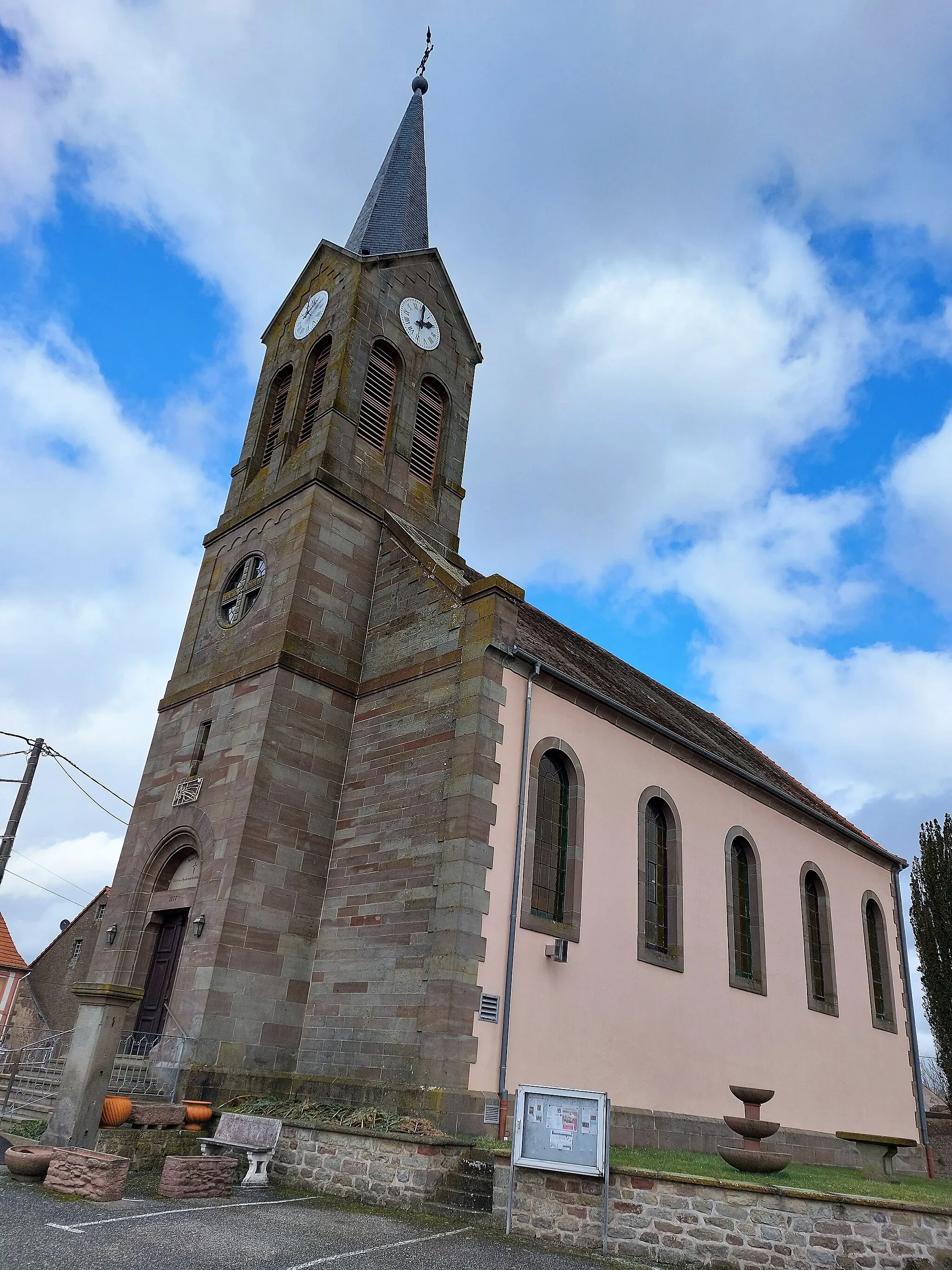 Photo showing: Église protestante de Lohr