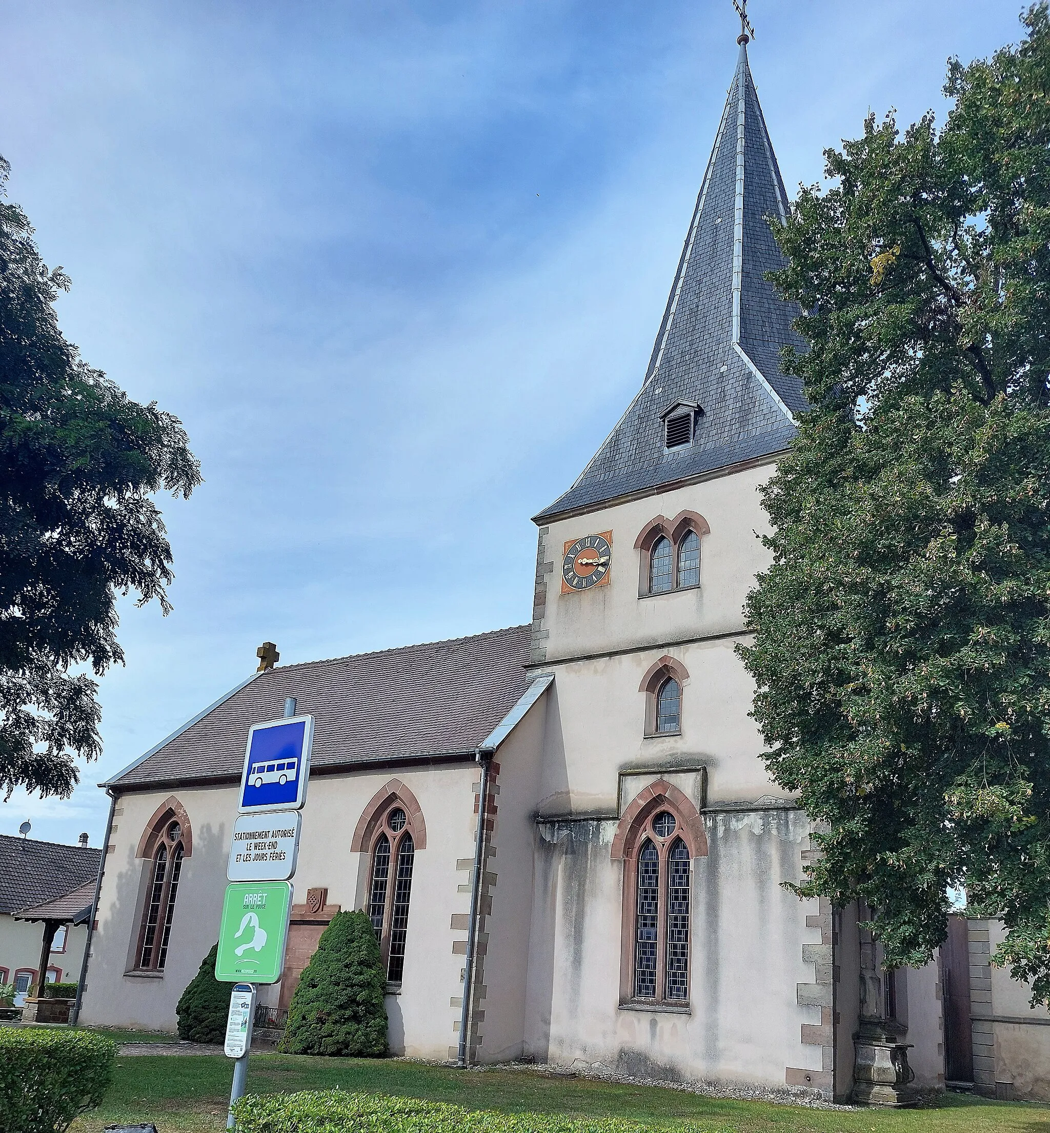 Photo showing: Église protestante (Lorentzen)